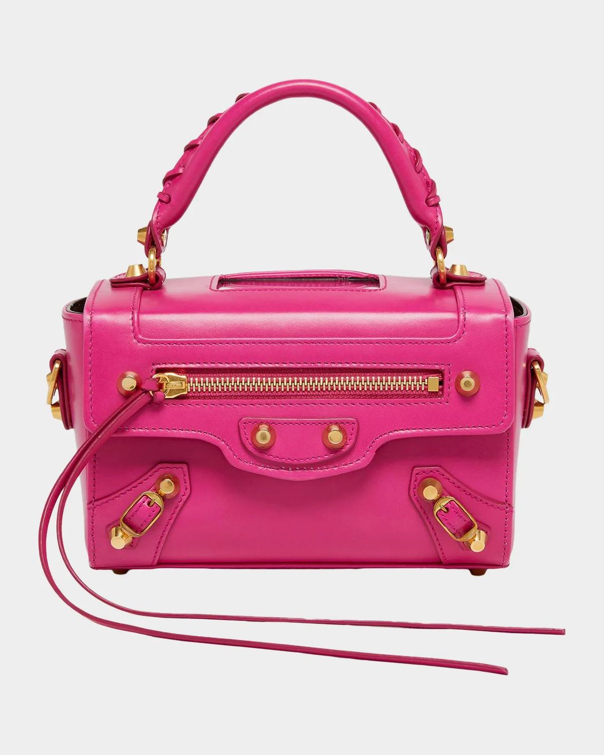 Le City Leather Top-Handle Bag