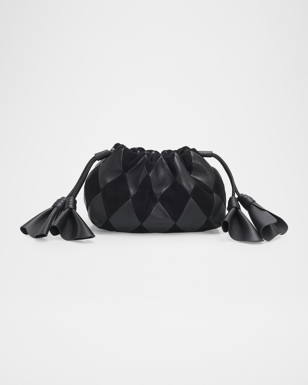 Cloud 91 Small Suede & Leather Clutch Bag