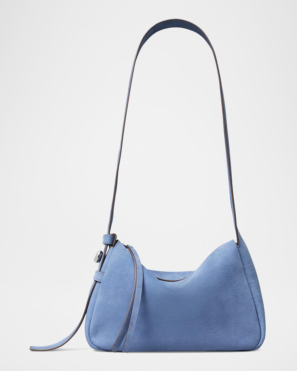 Romy Small Nubuck Leather Shoulder Bag