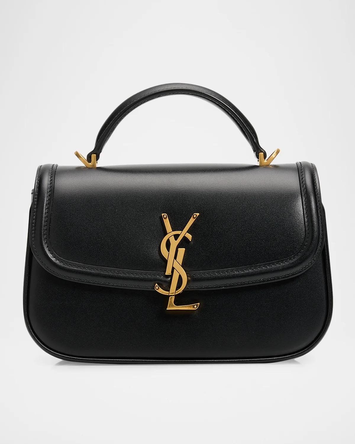 Solferino Mini YSL Leather Top-Handle Bag