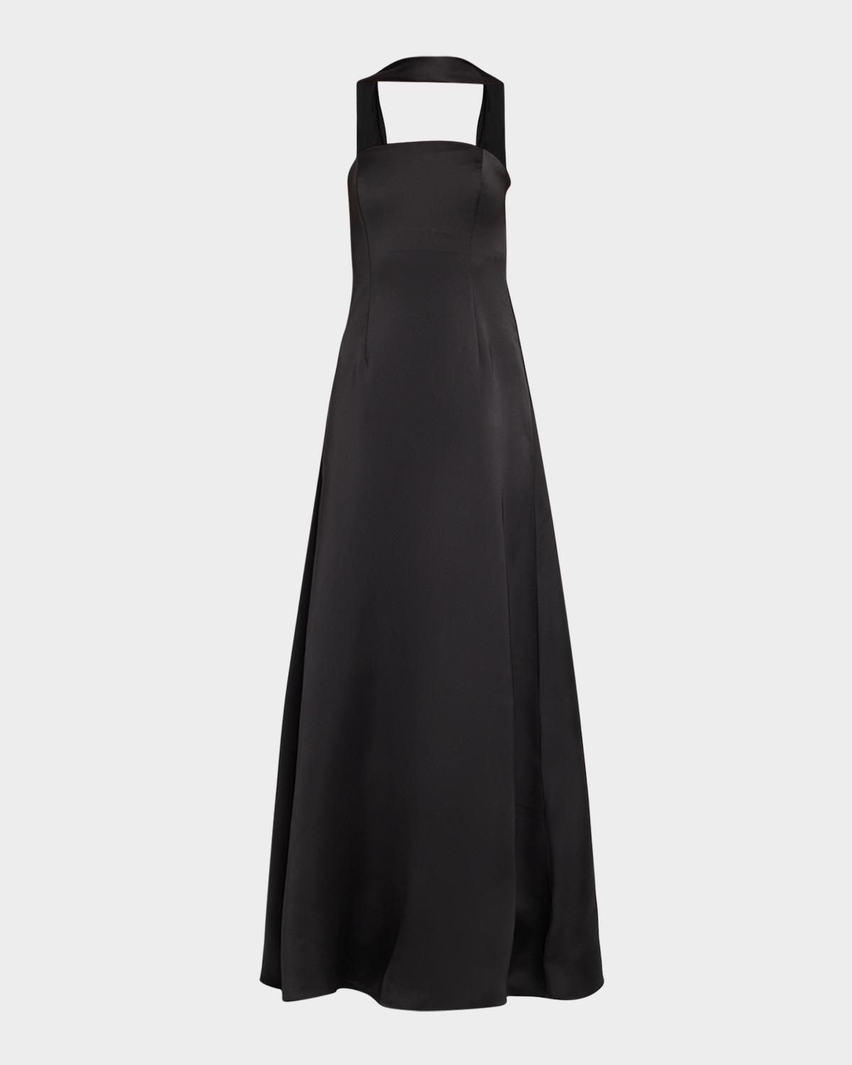 Karma Strapless Draped Gown