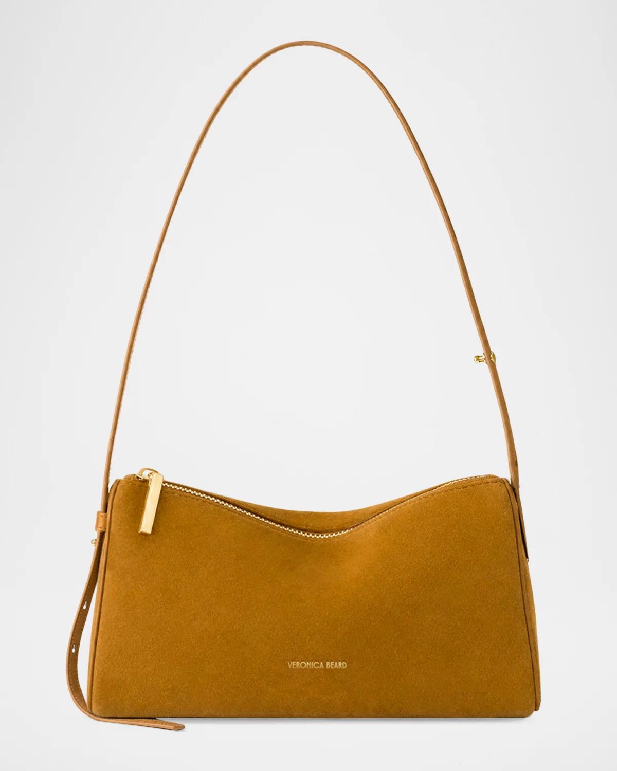 Prism Suede Shoulder Bag