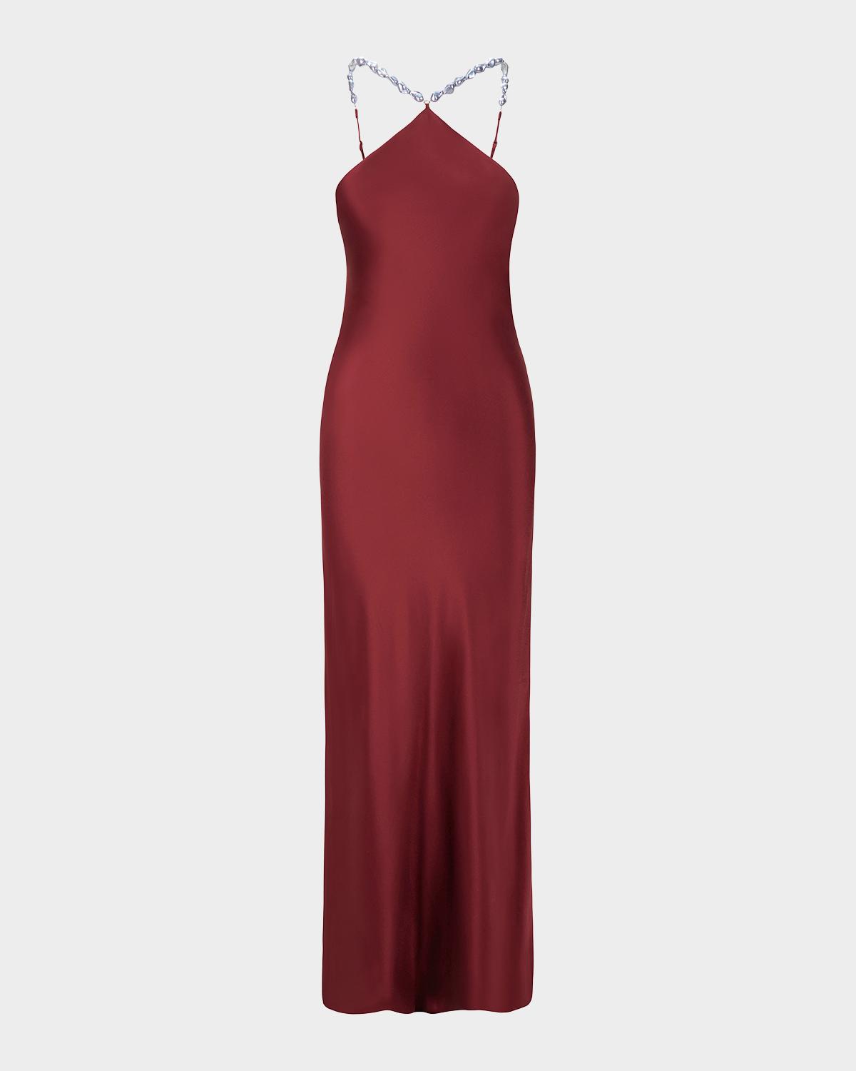 Cadence Satin Maxi Dress