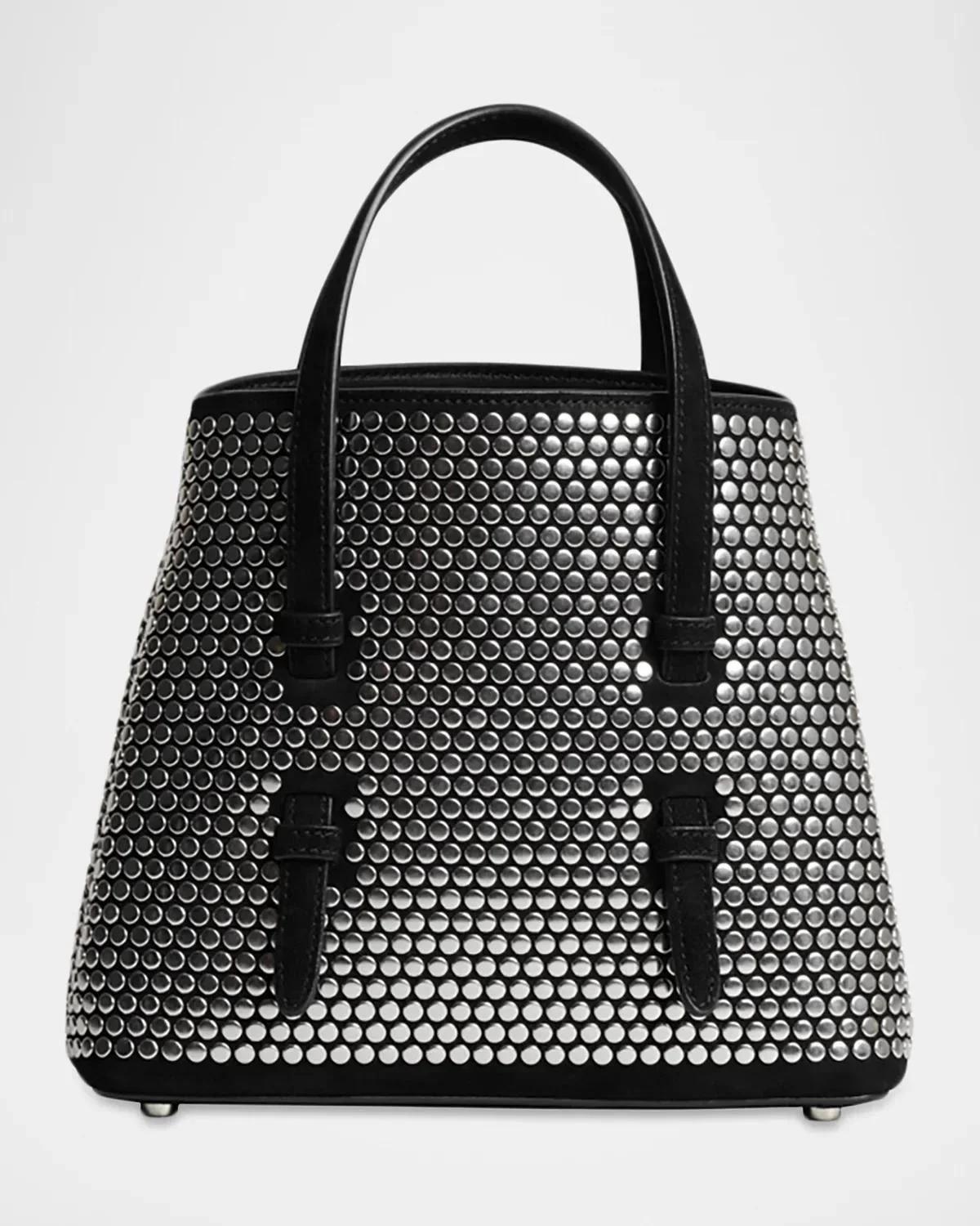 Mina 20 Studded Top-Handle Bag