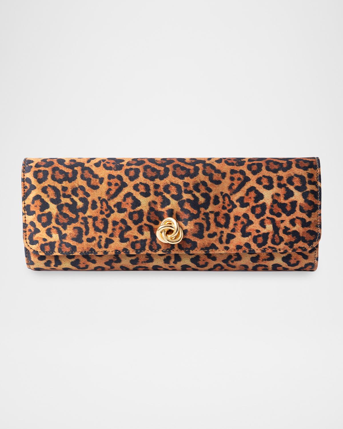 Mini Robbie Animal Print Flap Clutch Bag
