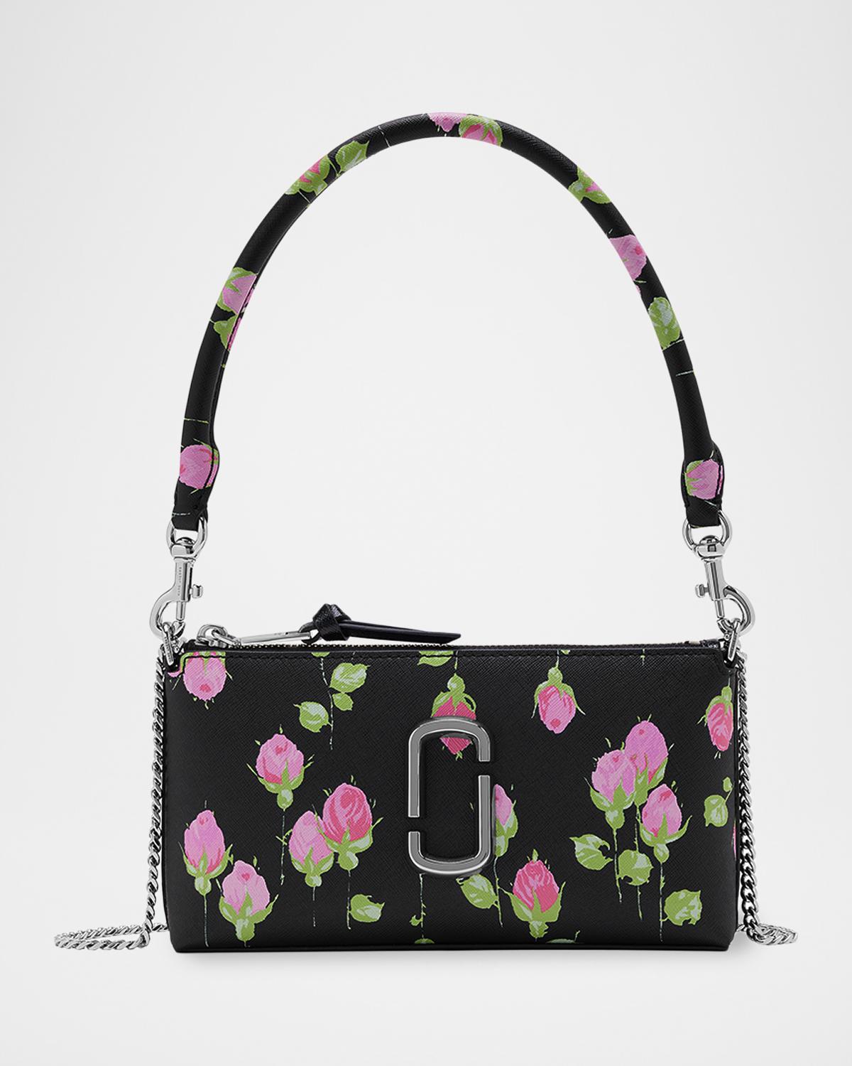 The Pochette Snapshot Floral Convertible Leather Shoulder Bag
