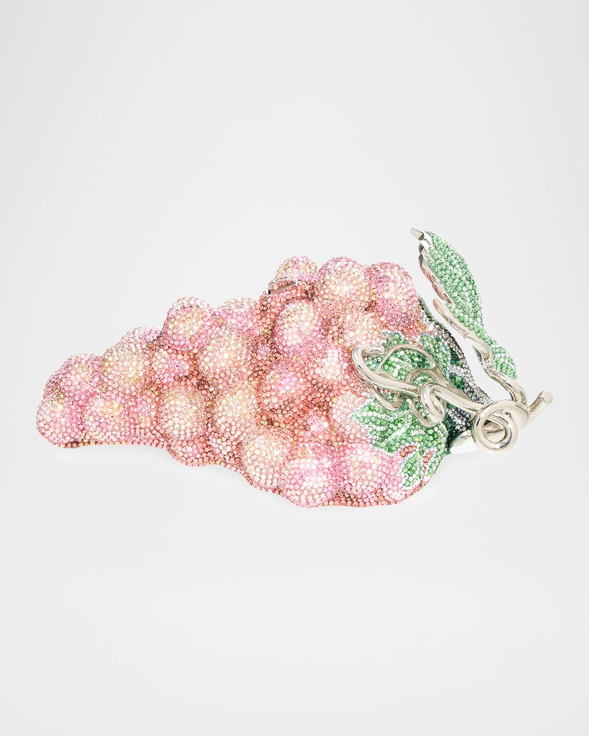 Crystal Grapes Clutch Bag