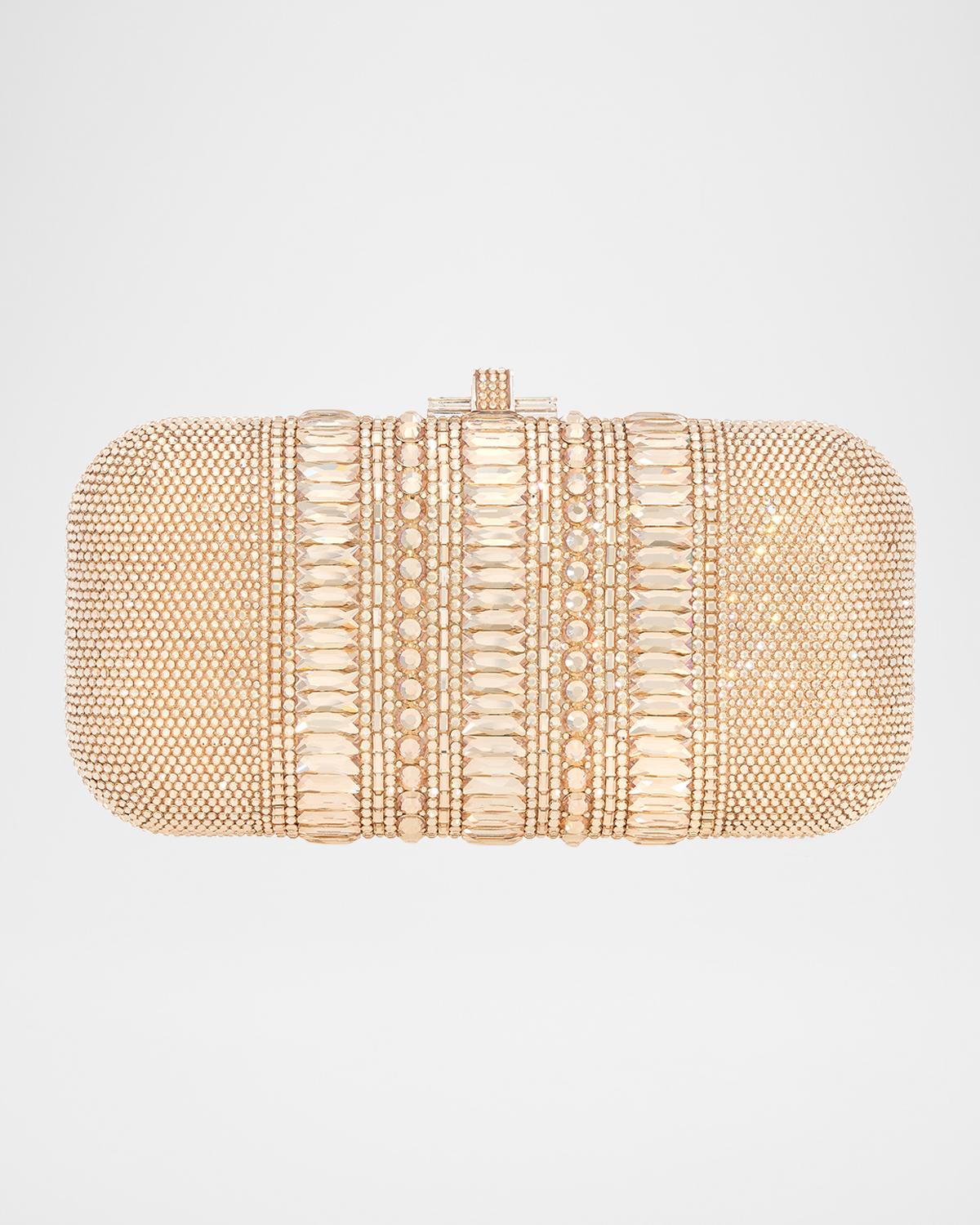 Long Slide Crystal Clutch Bag
