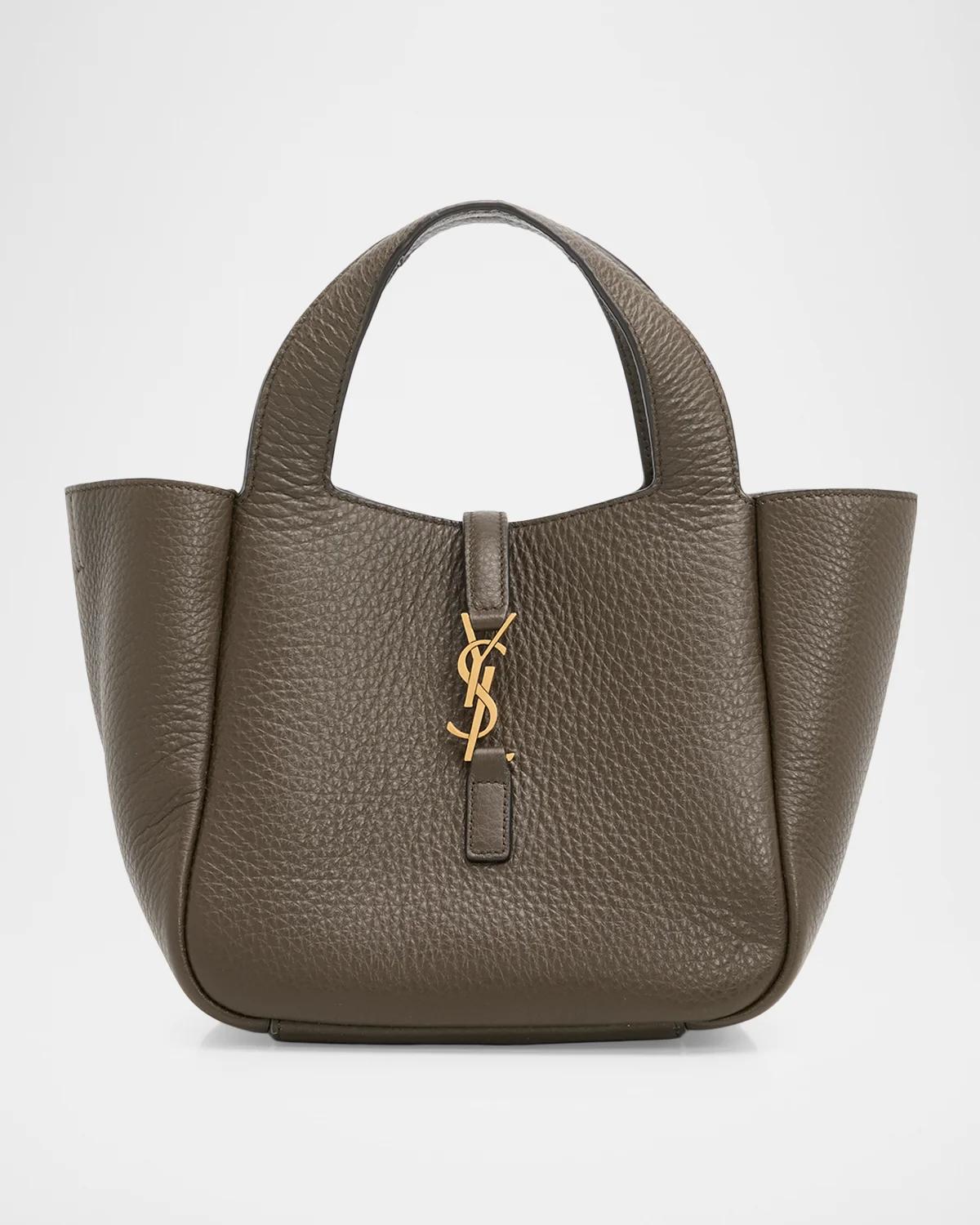 Le 5 à 7 Bea Mini Tote Bag in Grained Leather
