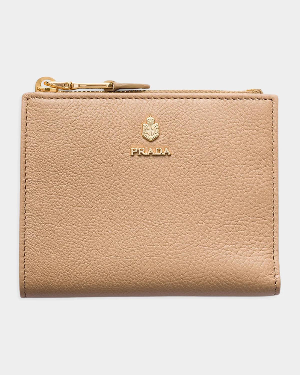 Small Logo Leather Wallet