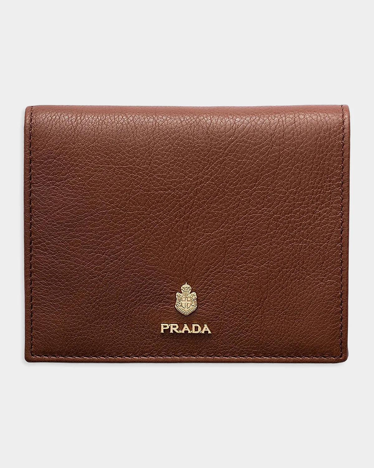 Small Logo Leather Wallet
