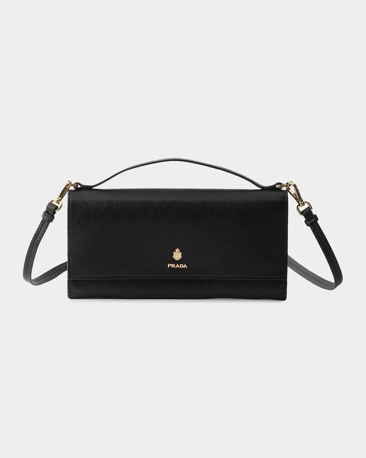 Leather Top Handle Wallet