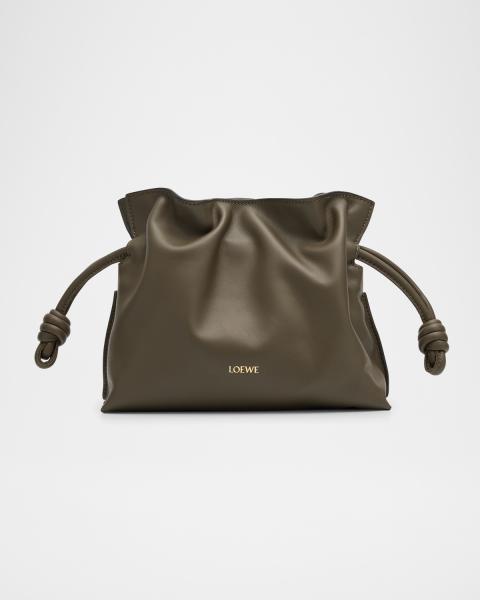 LOEWE x Paula's Ibiza Punch Hole Small Basket Shoulder Bag in