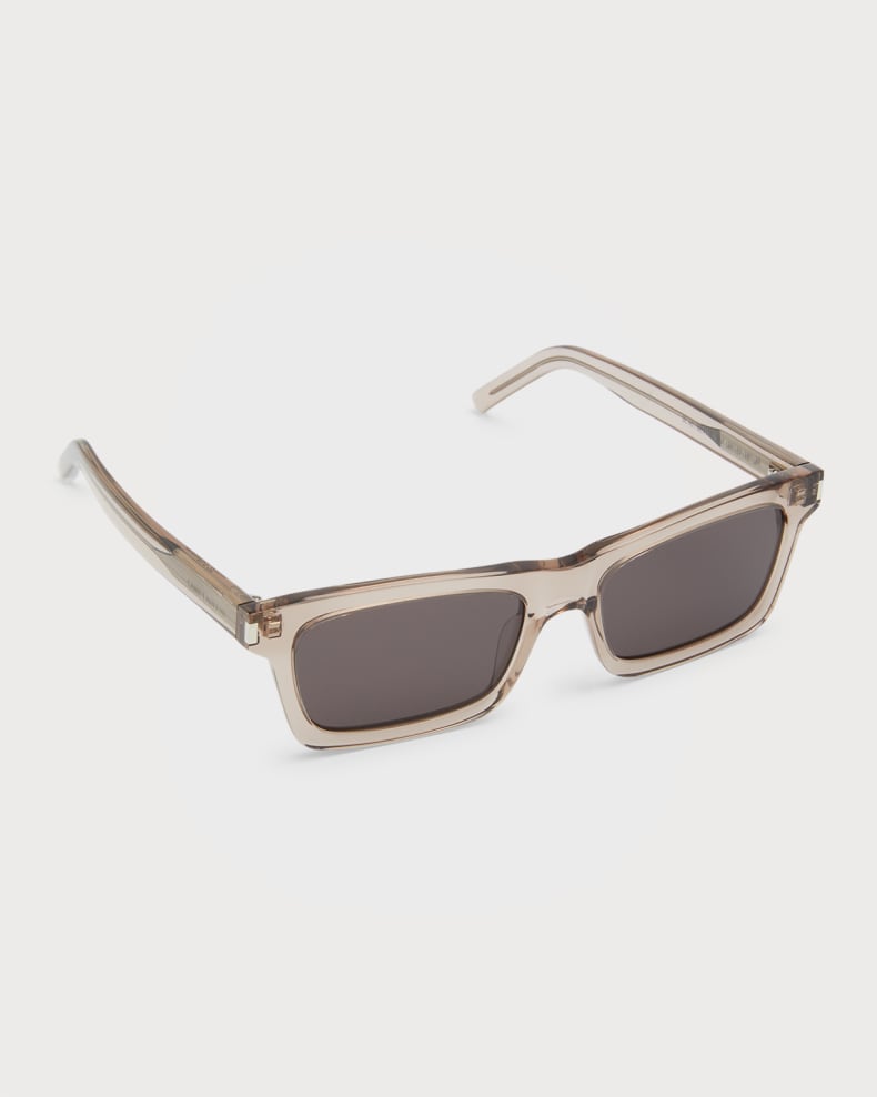 neimanmarcus.com | Betty Rectangle Semi-Transparent Acetate Sunglasses