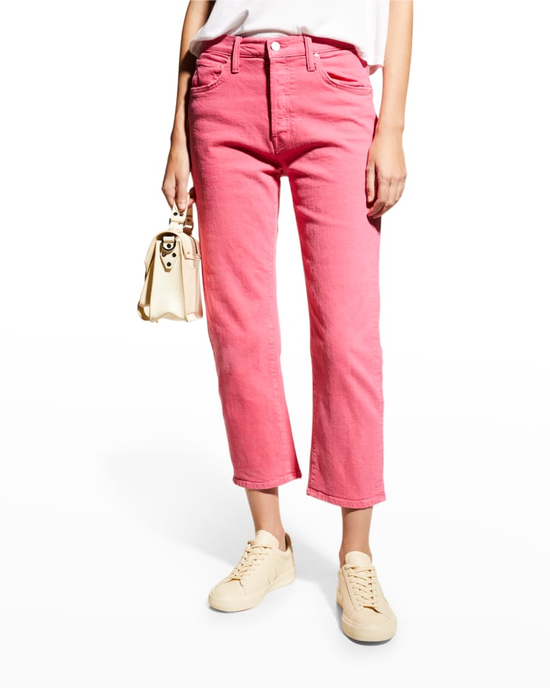 neimanmarcus.com | The Ditcher High-Rise Cropped Straight Jeans