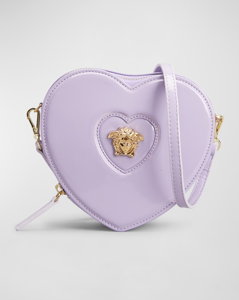 Versace Girl's Medusa Head Heart Shaped Bag