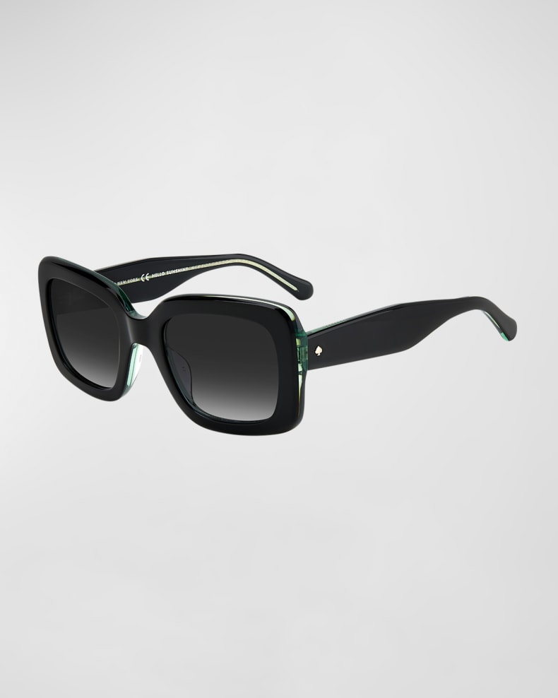 dark square and black sunglasses from kate spade new york