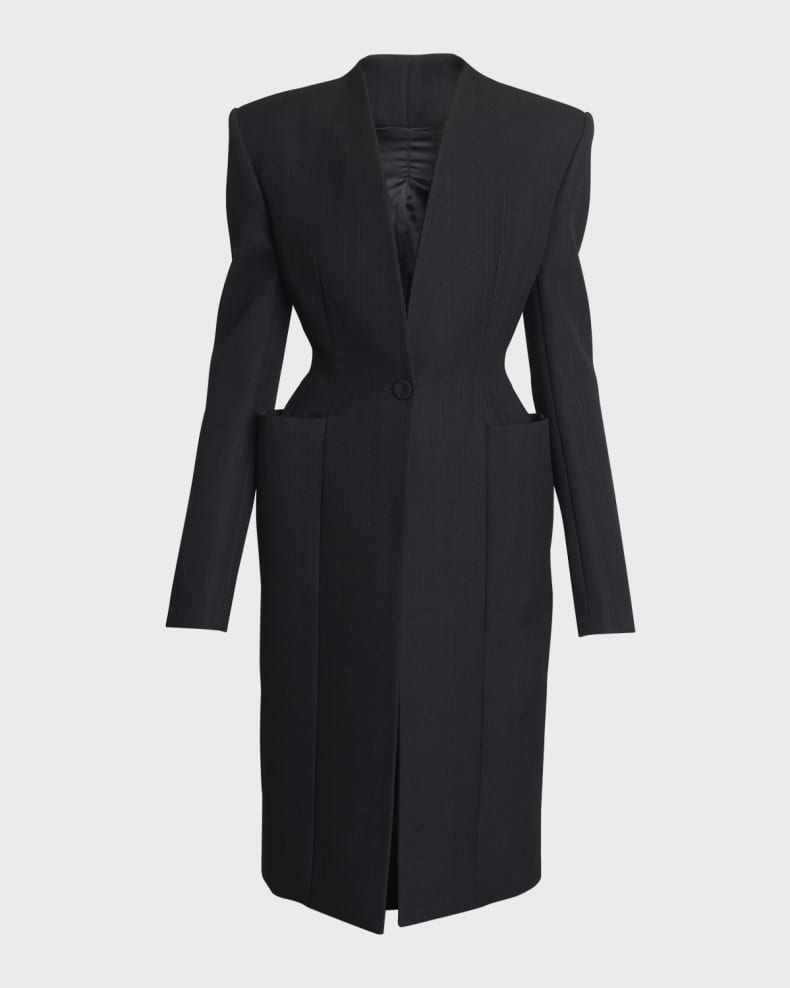 Givenchy Hourglass Wool Top Coat