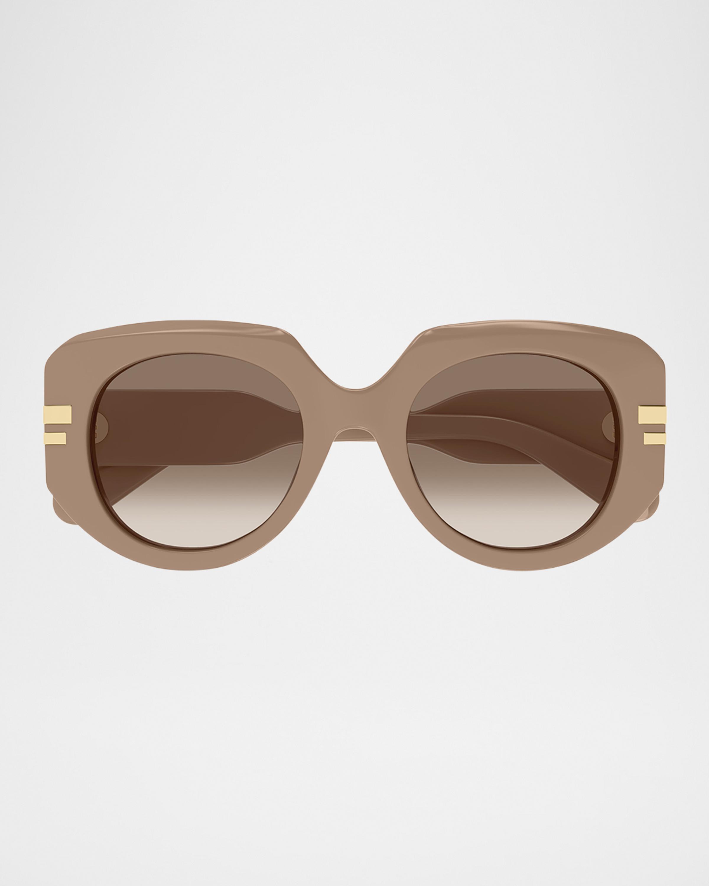Marcie Oversized Acetate Square Sunglasses