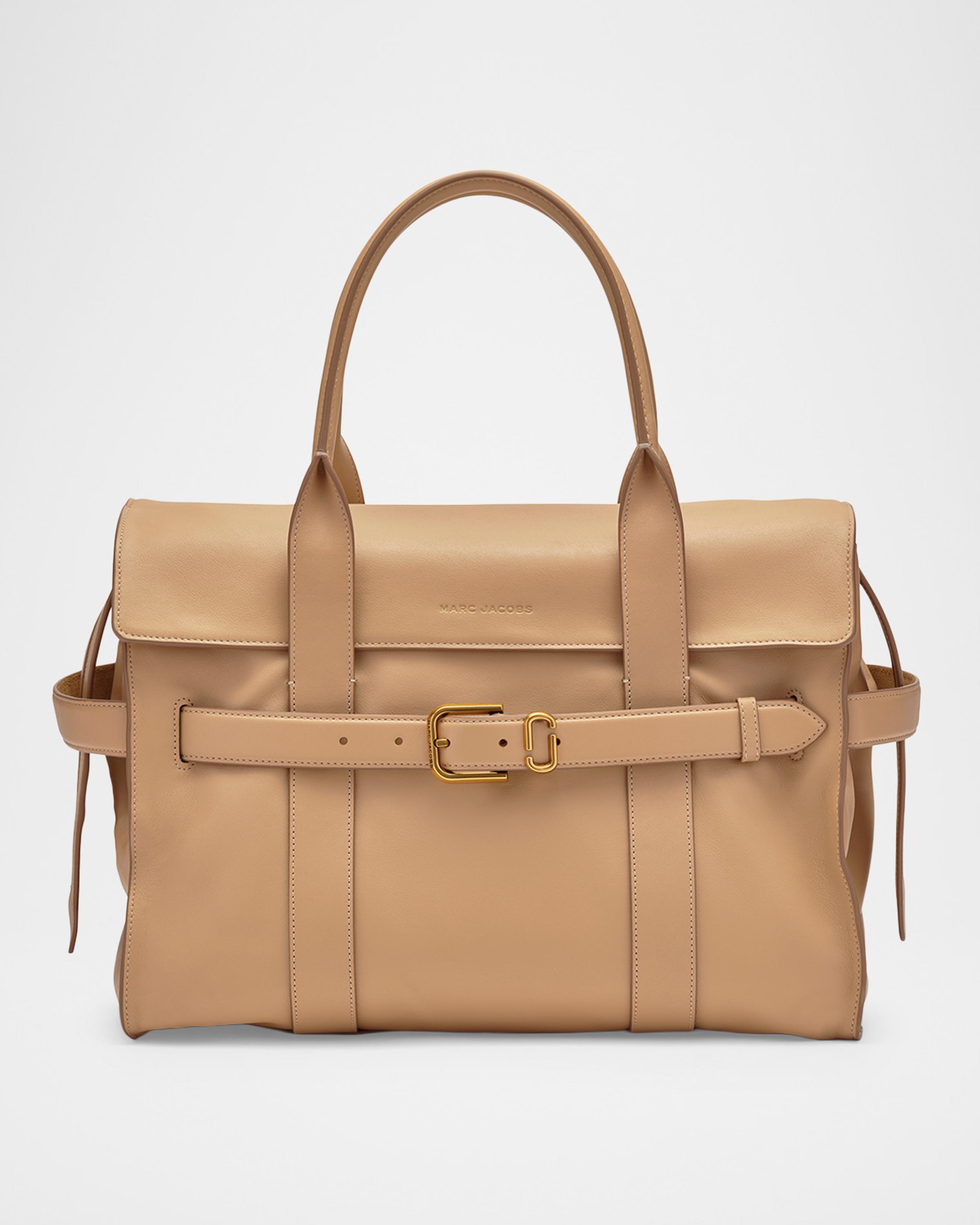 The Dakota Belted Leather Tote Bag