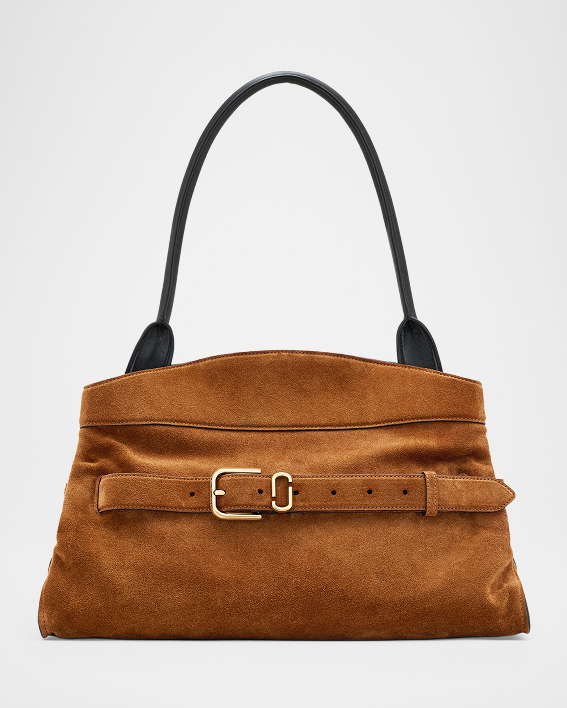The Satchel Suede Shoulder Bag