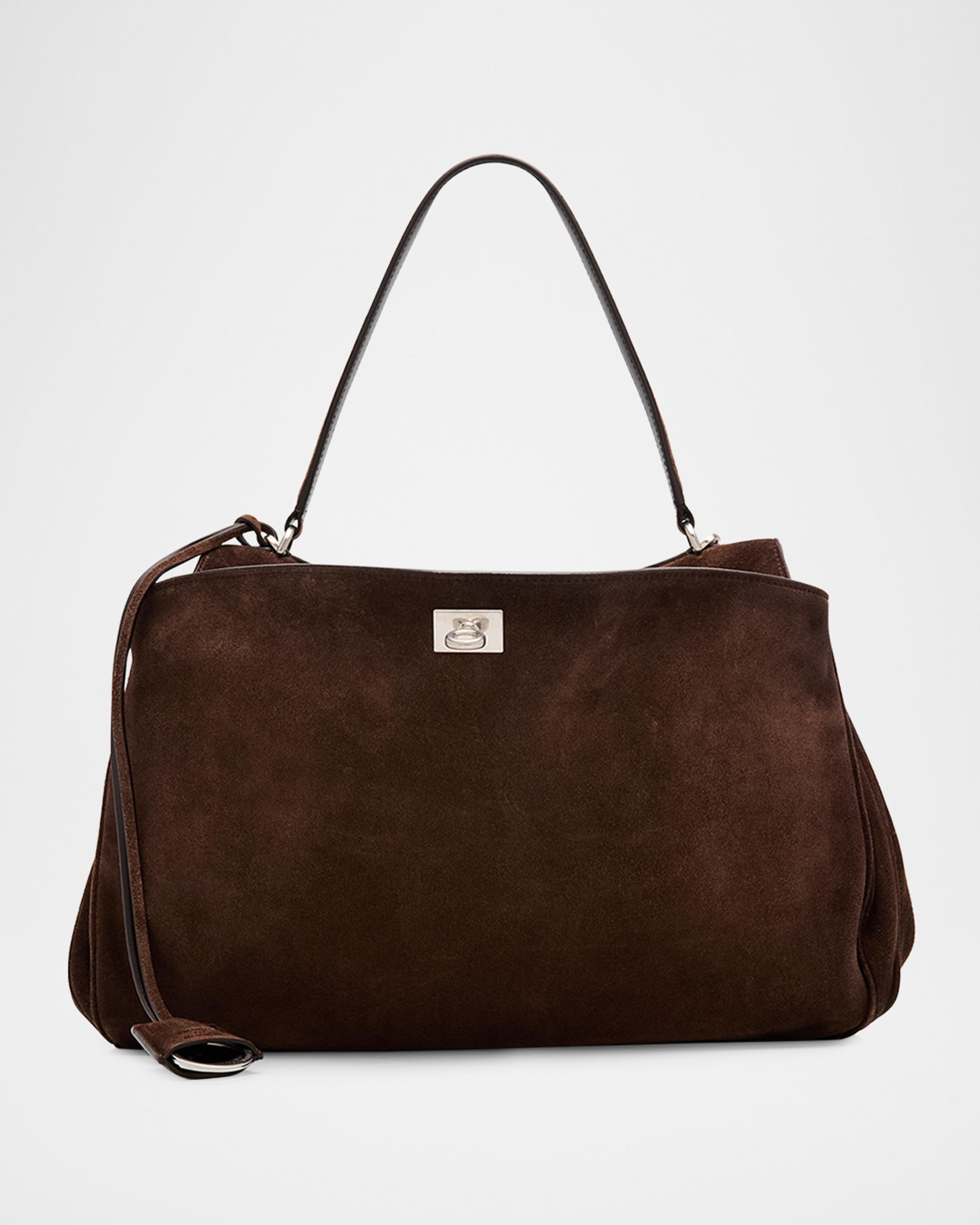 Rodeo Suede Top-Handle Bag