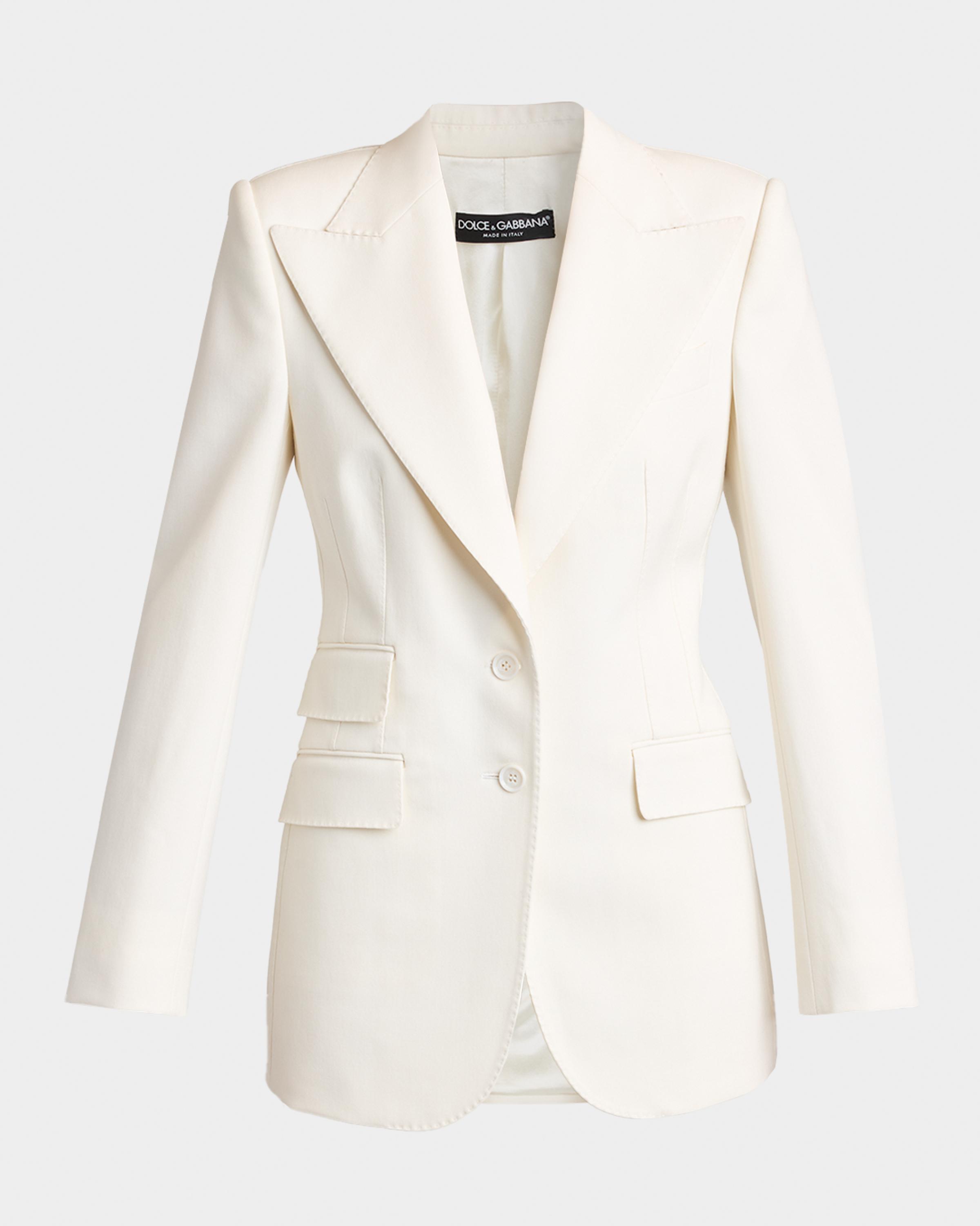 Single-Breasted Blazer Jacket