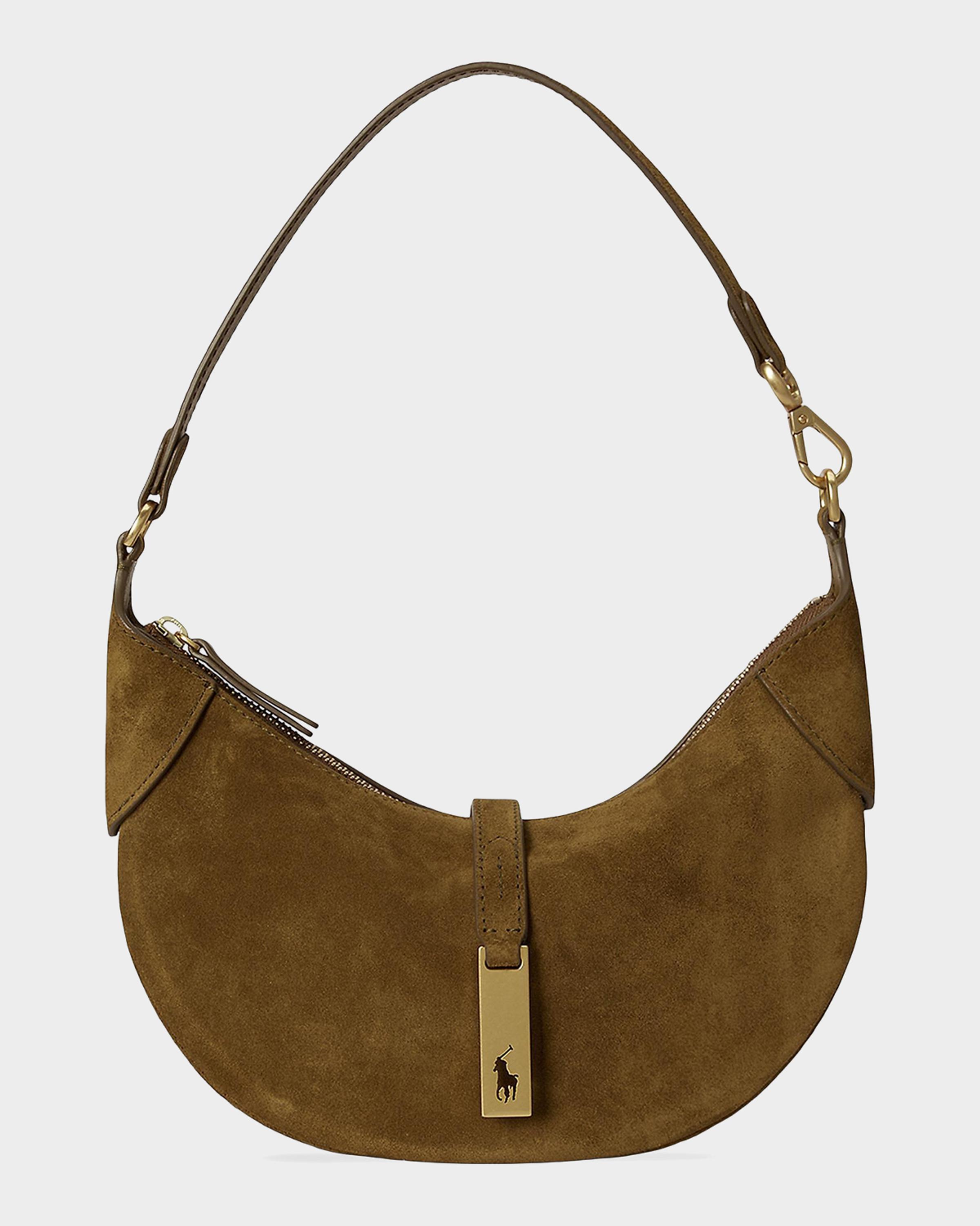 Polo ID Suede Mini Shoulder Bag