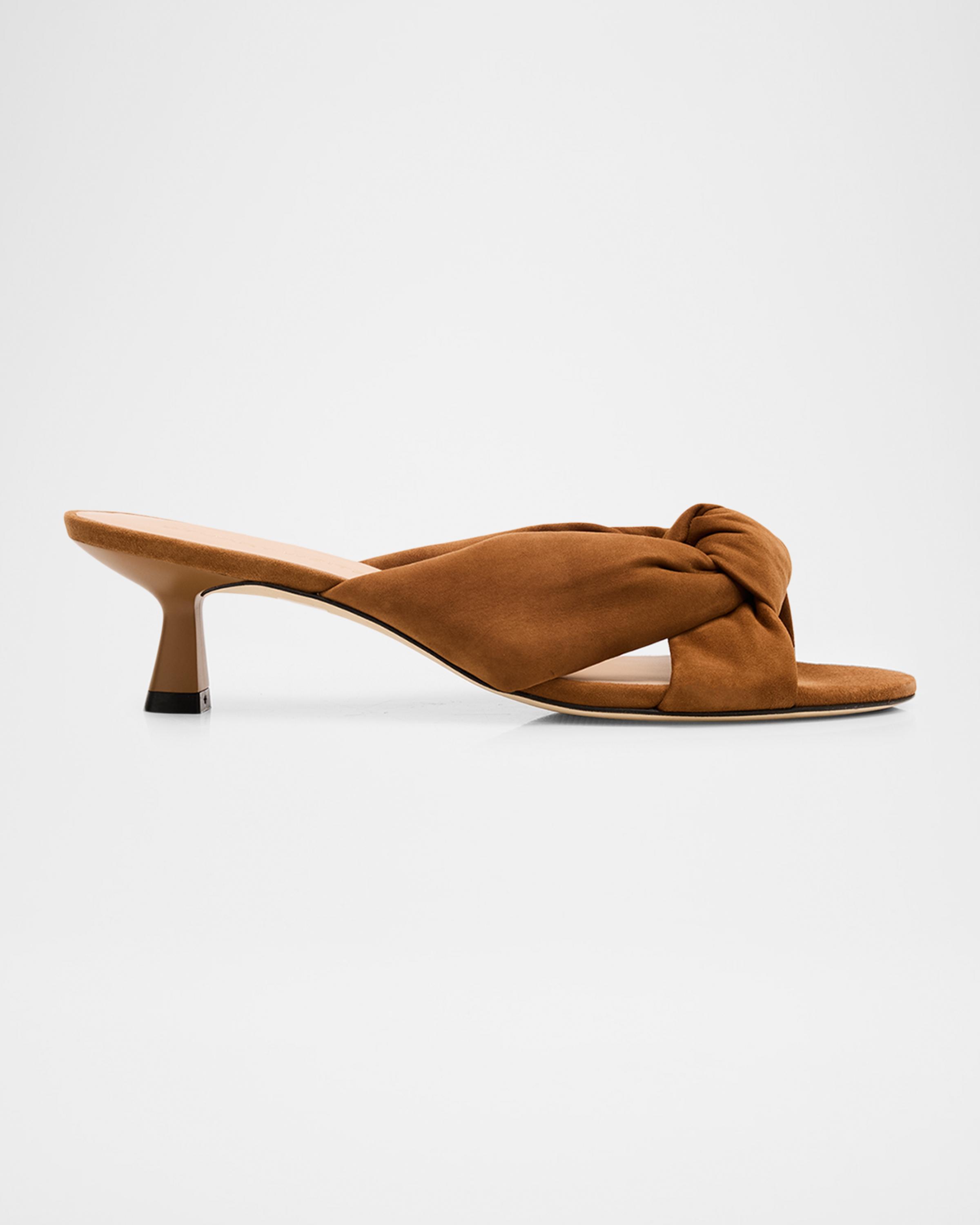 50mm Soplaya Suede Mule Sandals