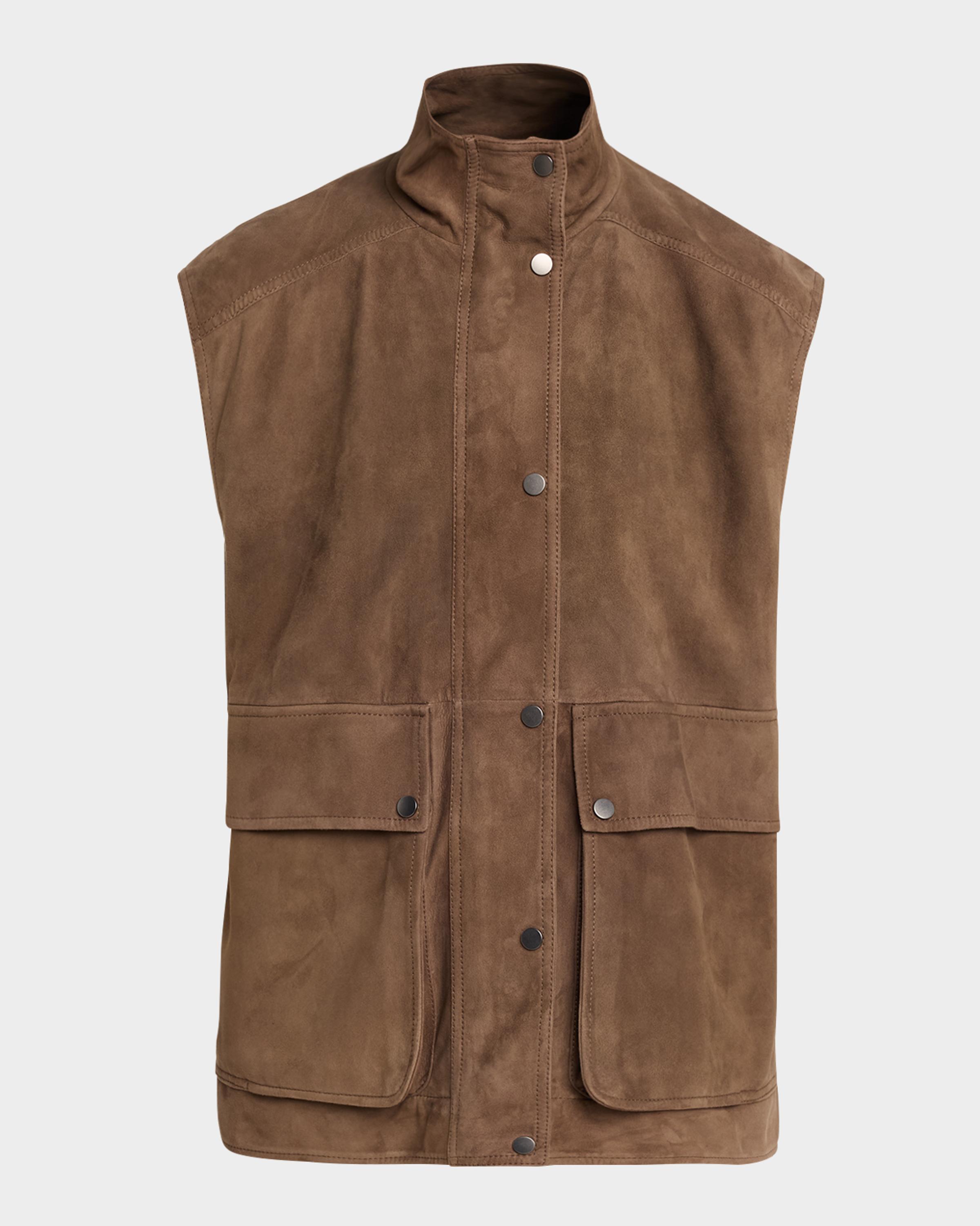Couture Suede Utility Vest