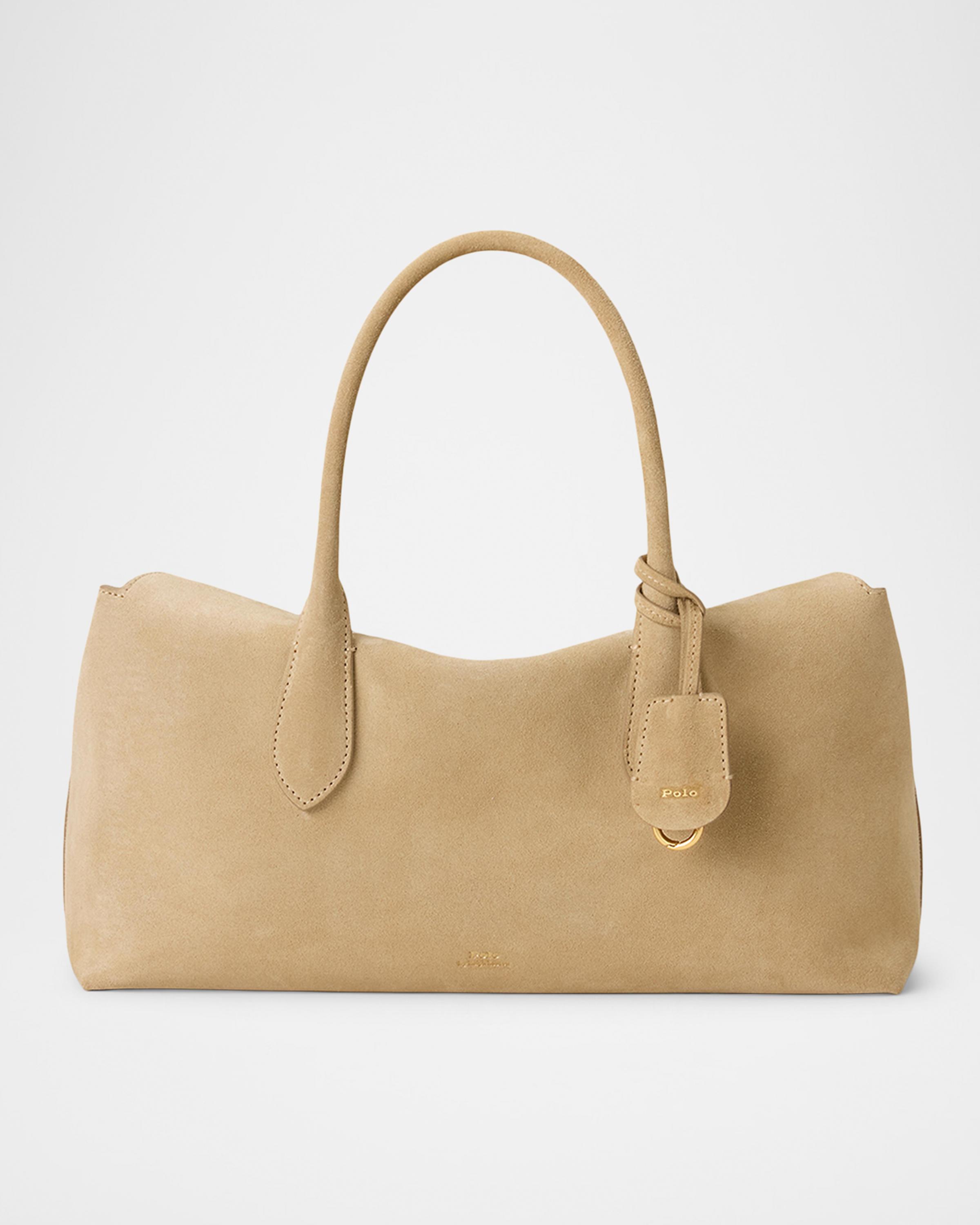 Bellport Suede Satchel Bag