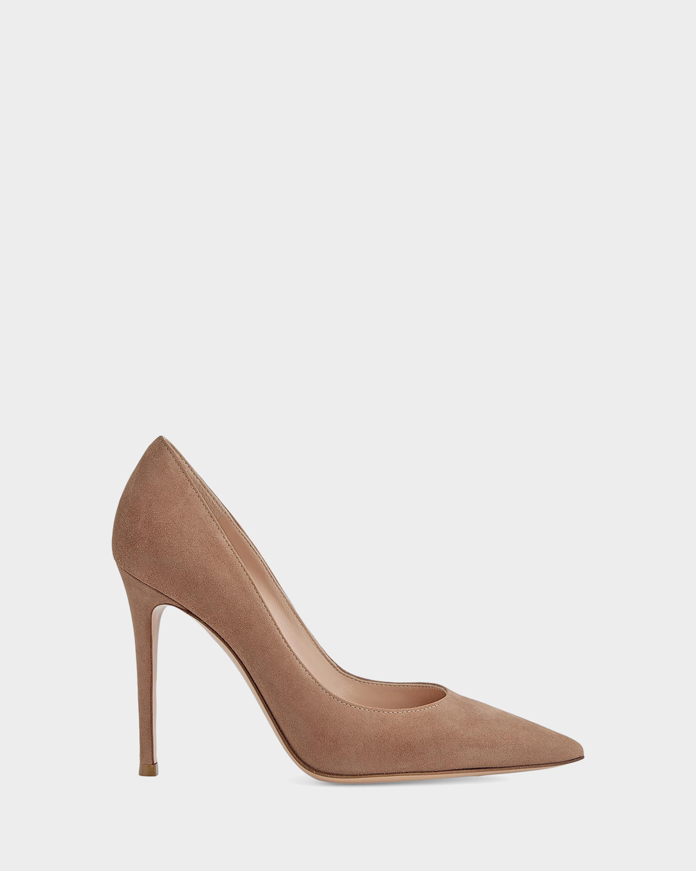 105mm Suede Pumps