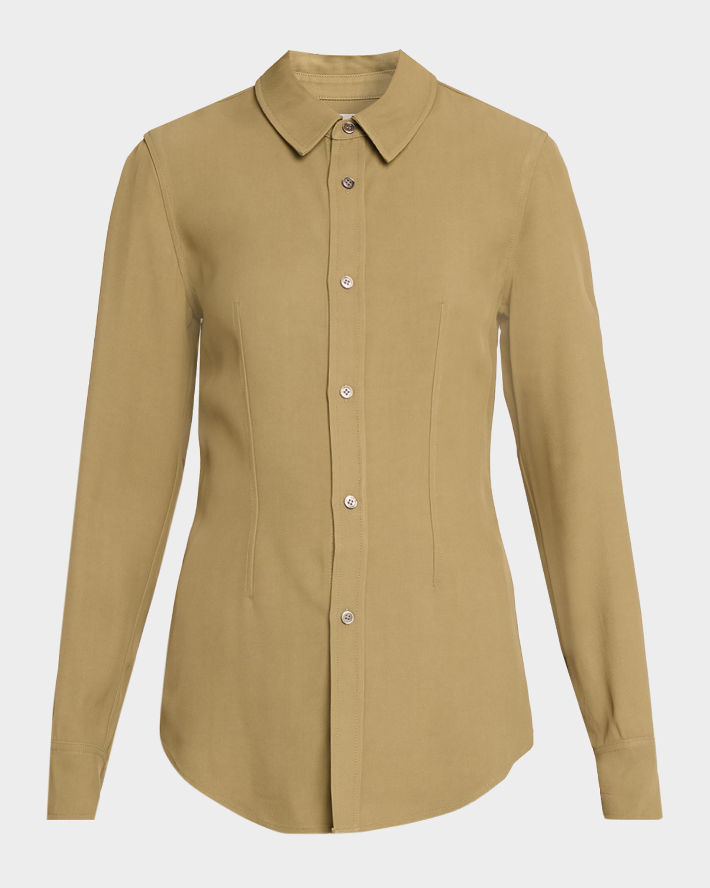 Fitted Button-Down Shirt