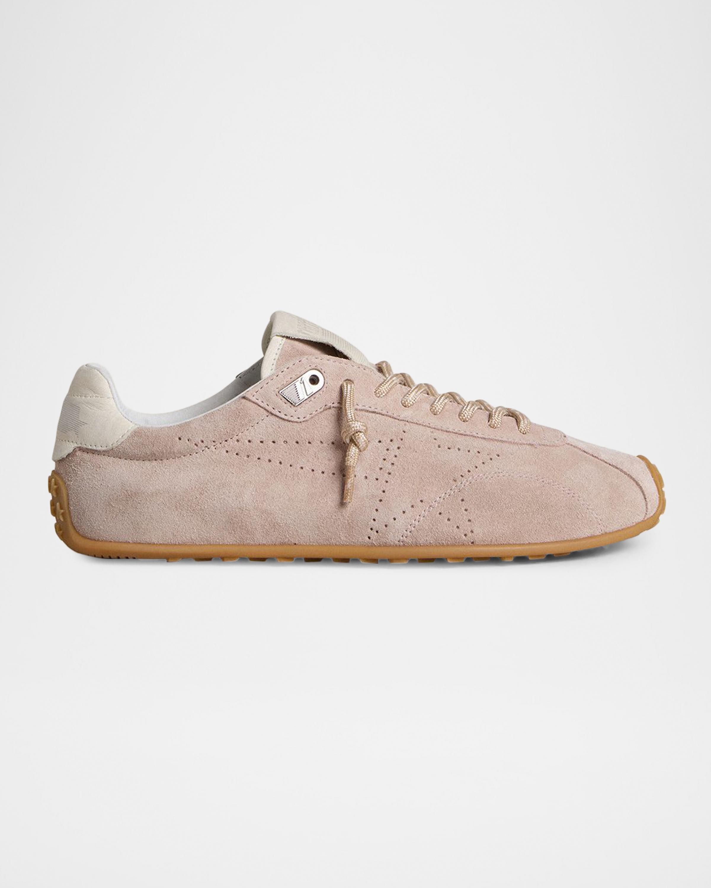 Marathon Speed Suede Low-Top Sneakers