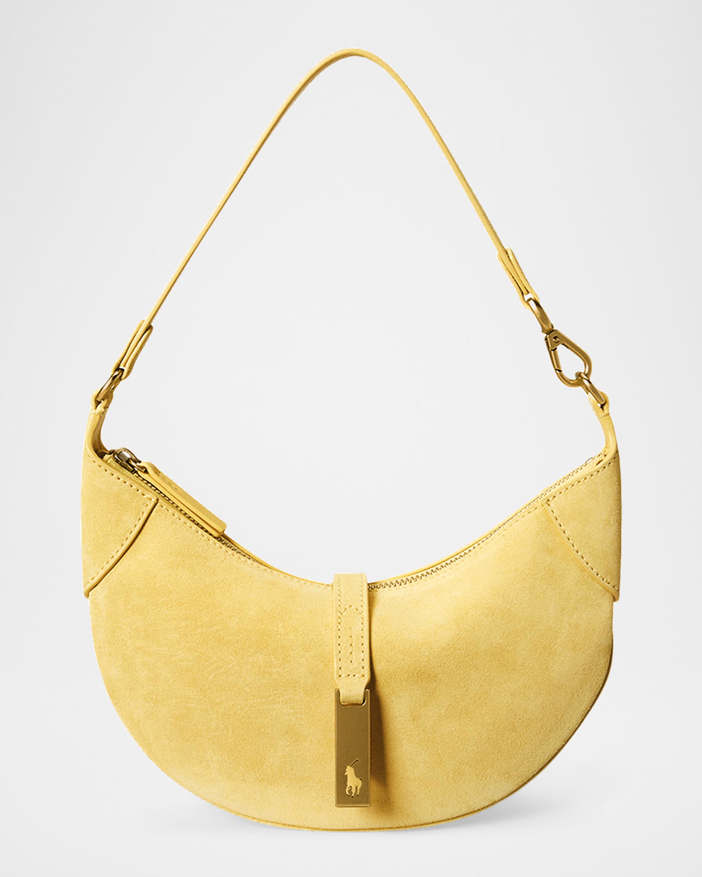 Polo ID Suede Mini Shoulder Bag