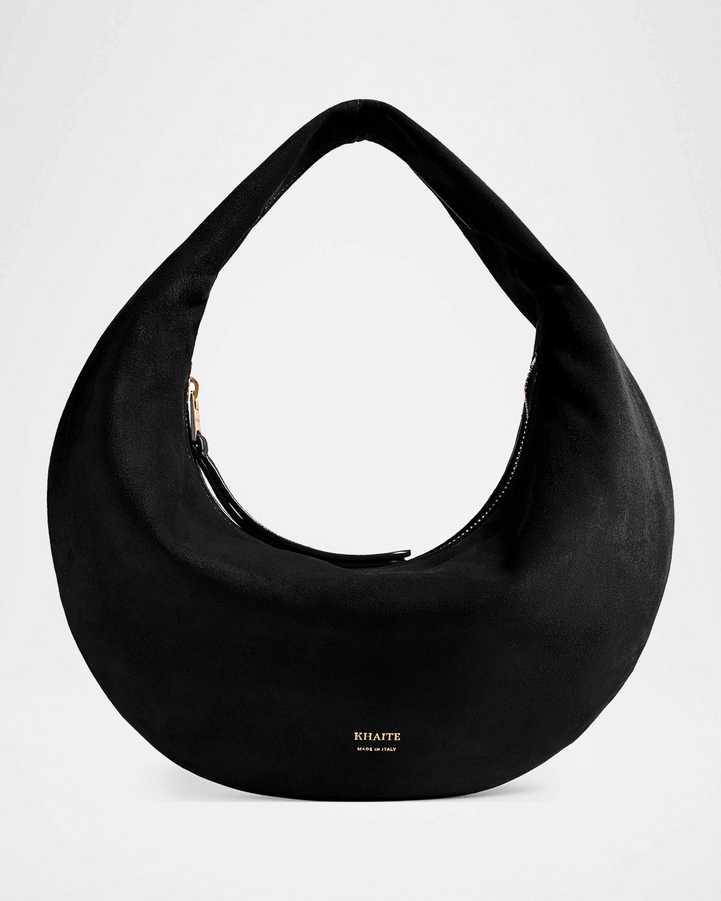Olivia Mini Suede Hobo Bag