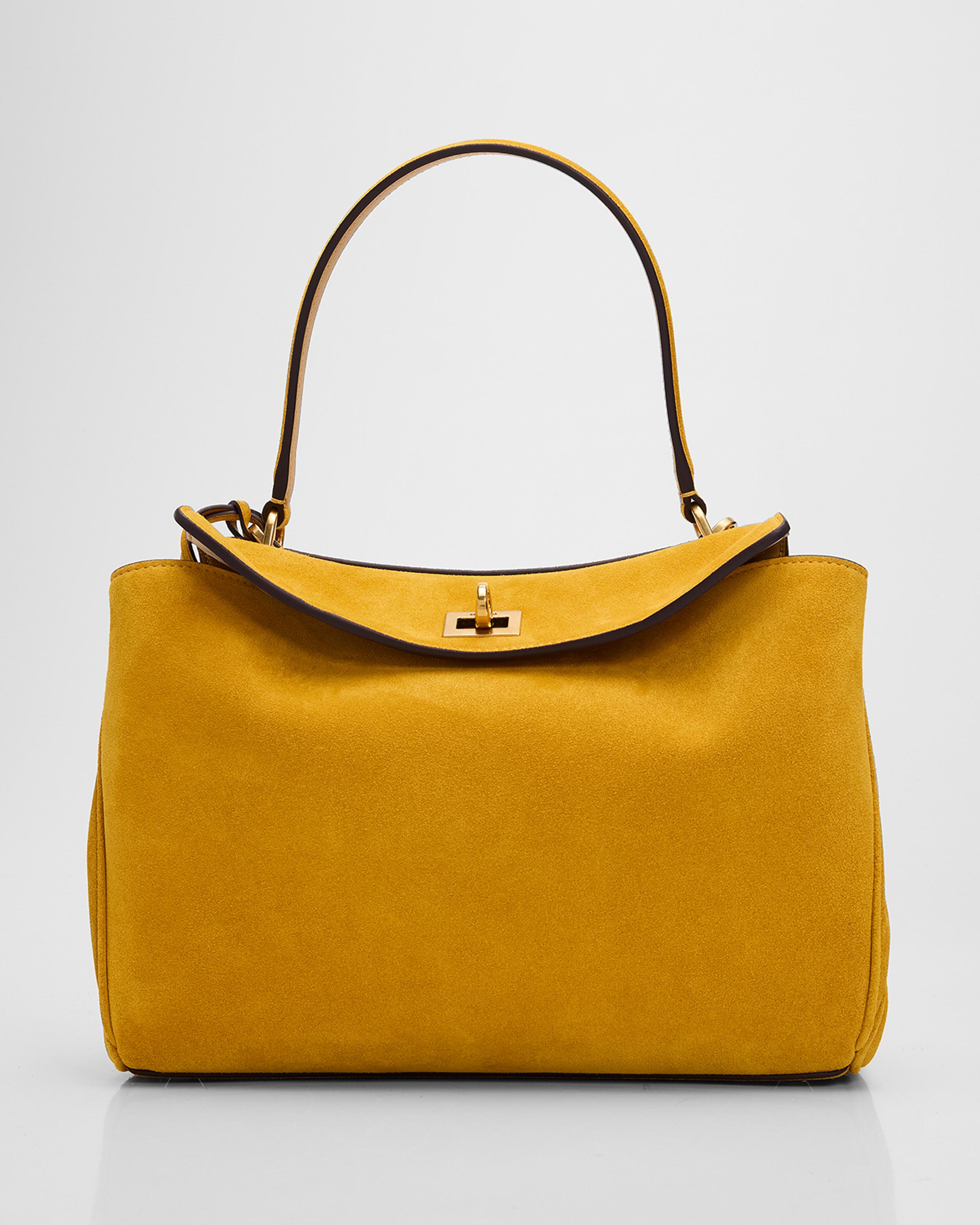 Rodeo Suede Top-Handle Bag