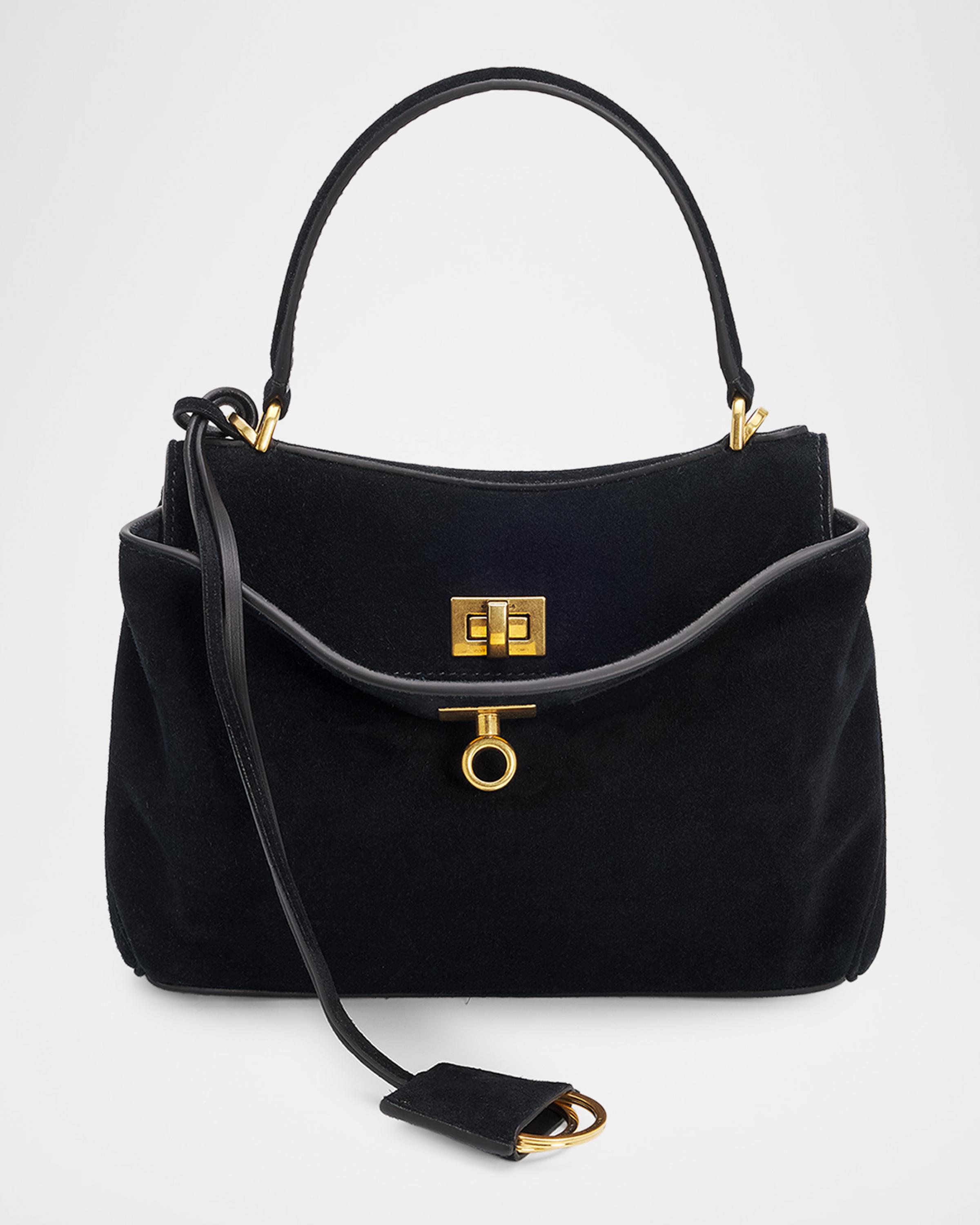 Rodeo Mini Suede Top-Handle Bag