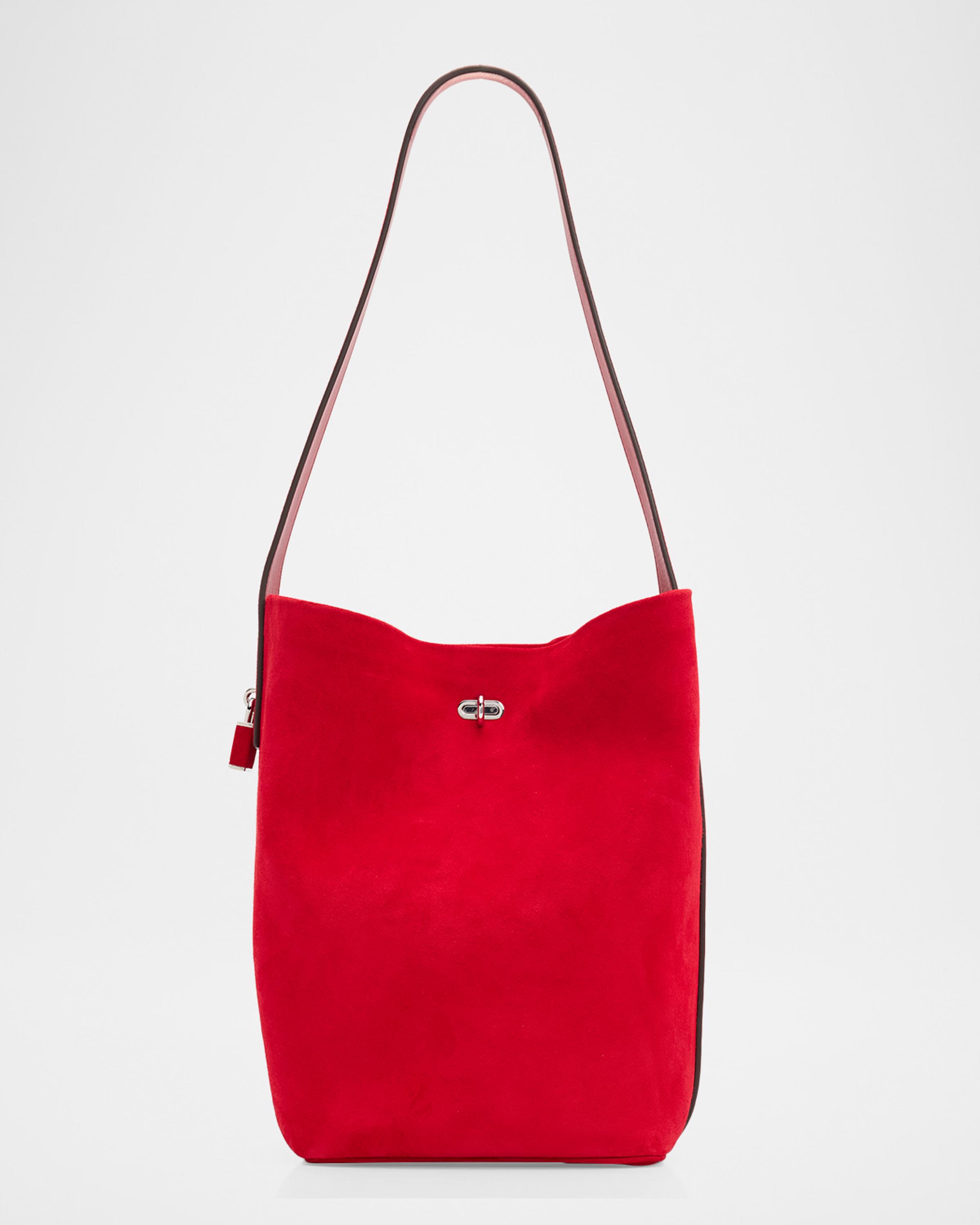 Slim Suede Bucket Bag