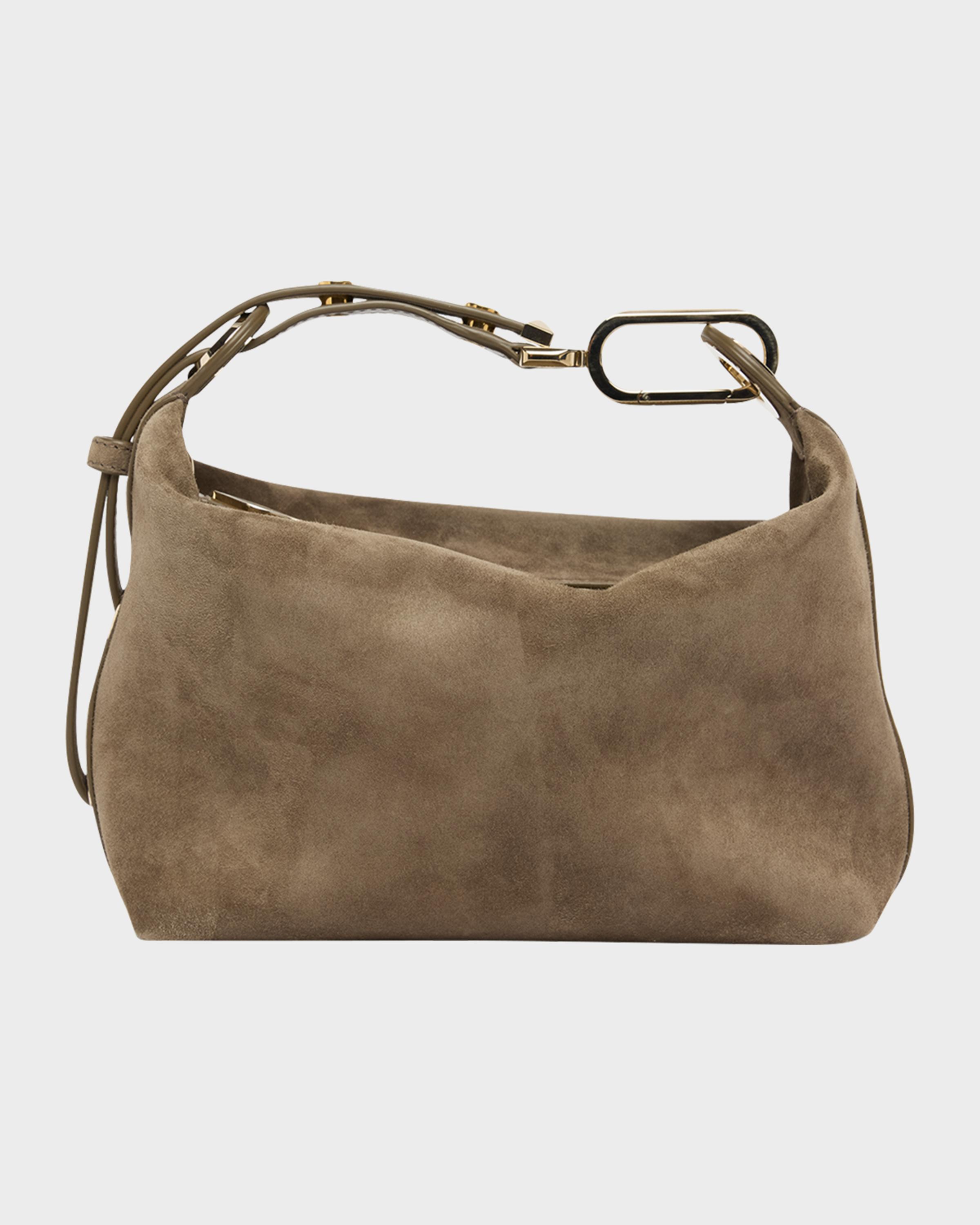 Flo Suede Pouch Bag