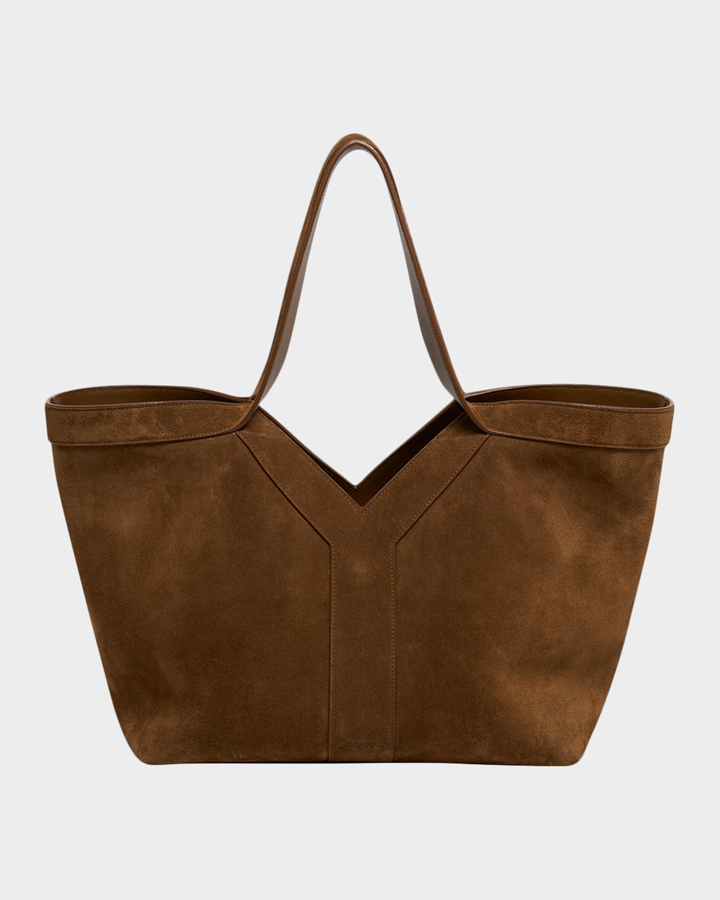 Y Medium Tote Bag in Suede