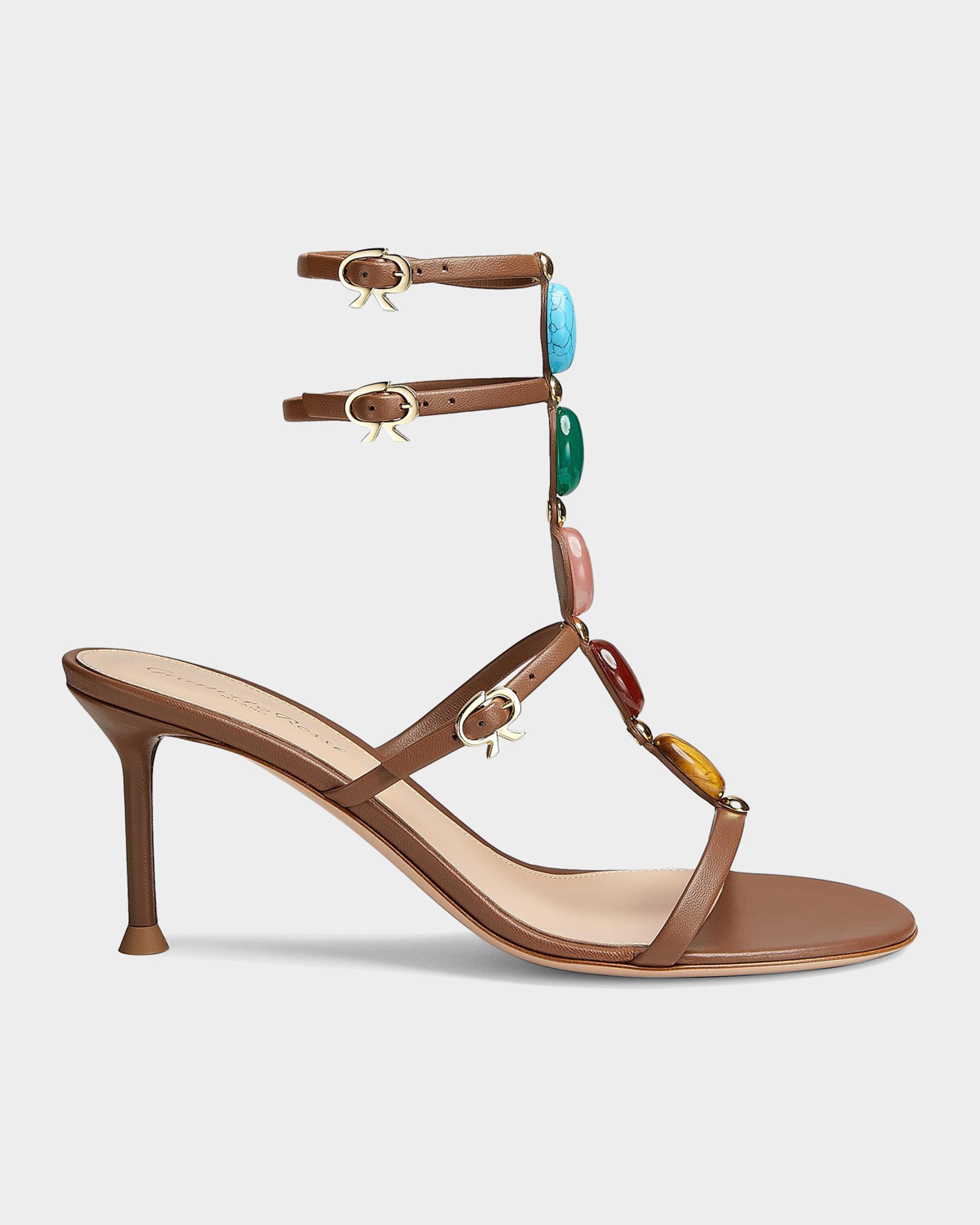 Shanti 70MM Nappa Leather Sandals