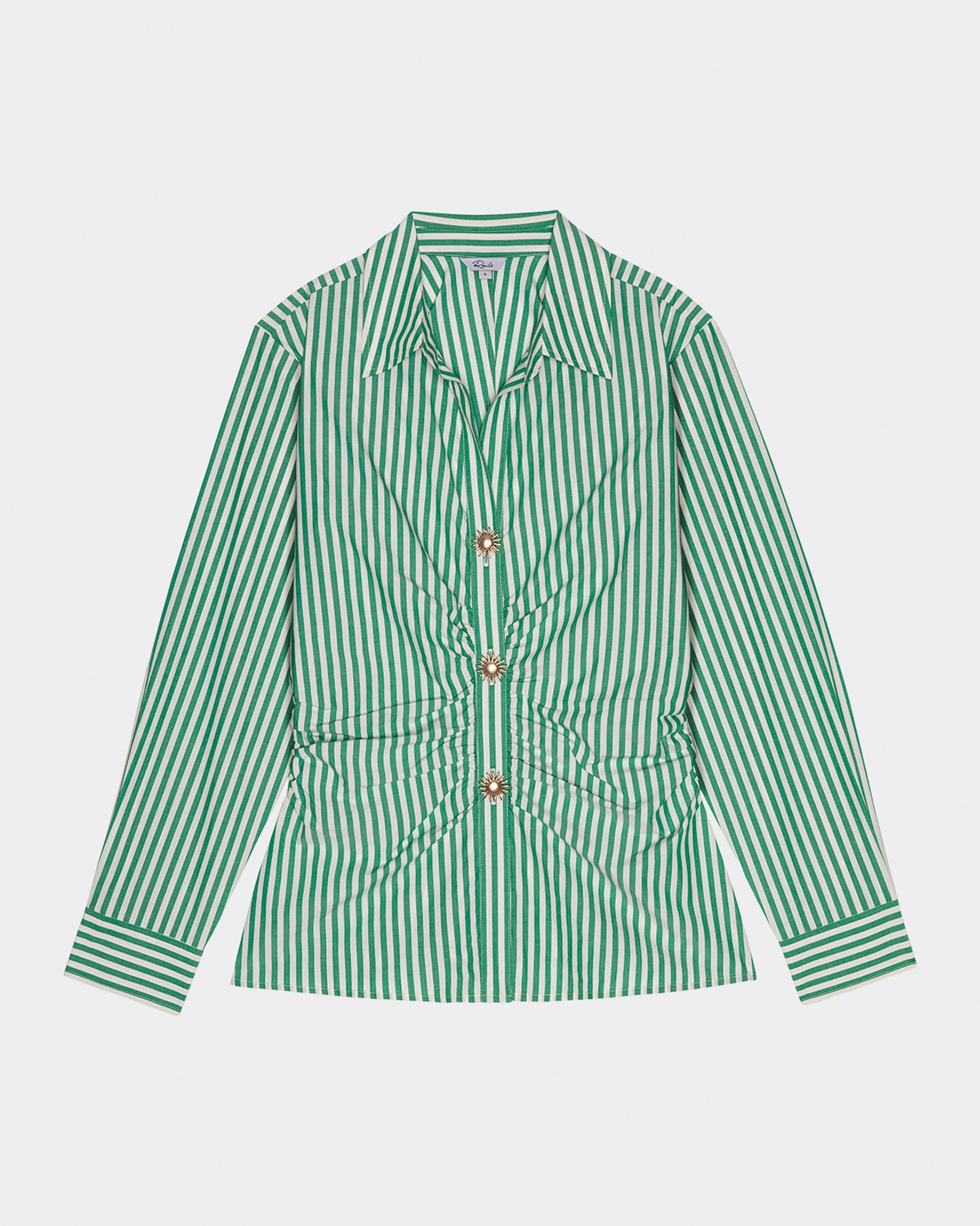 Carayln Stripe Long-Sleeve Top