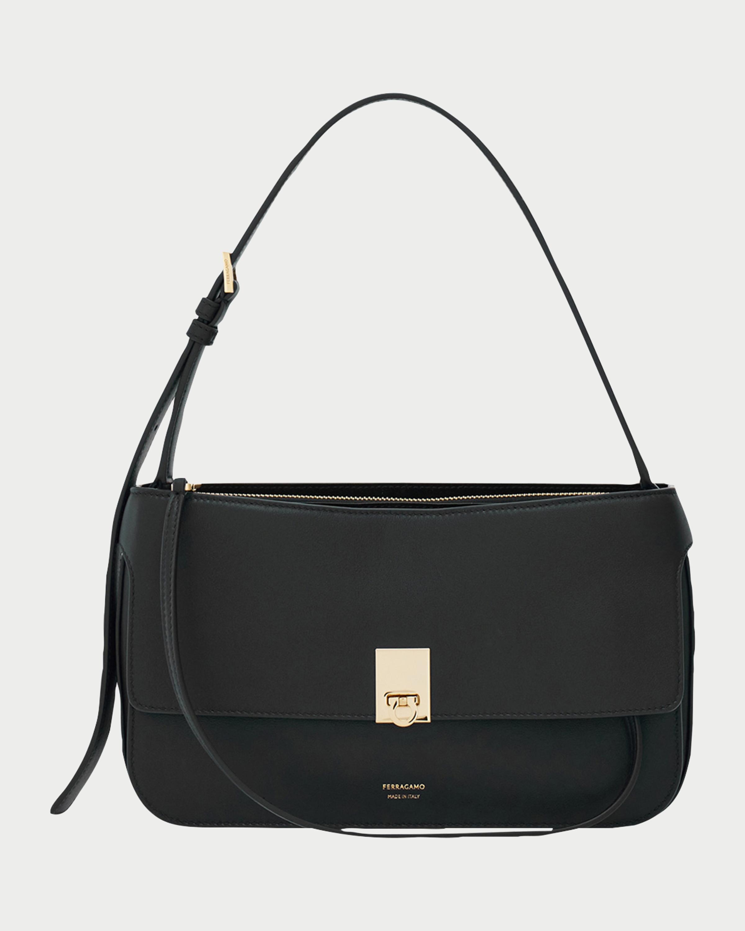 Cara Leather Shoulder Bag