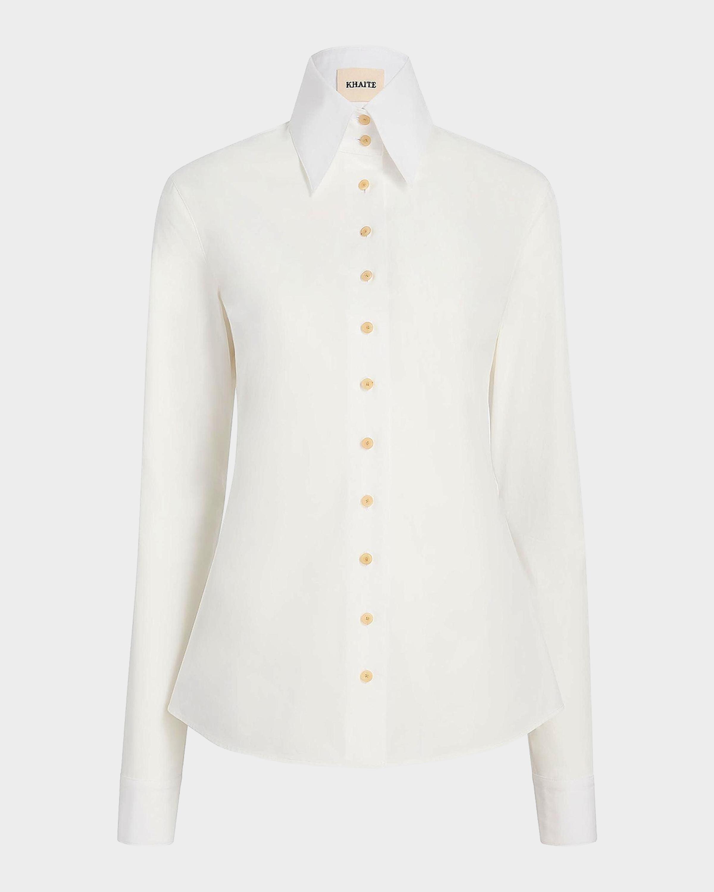 Ivy Cotton Button-Front Shirt