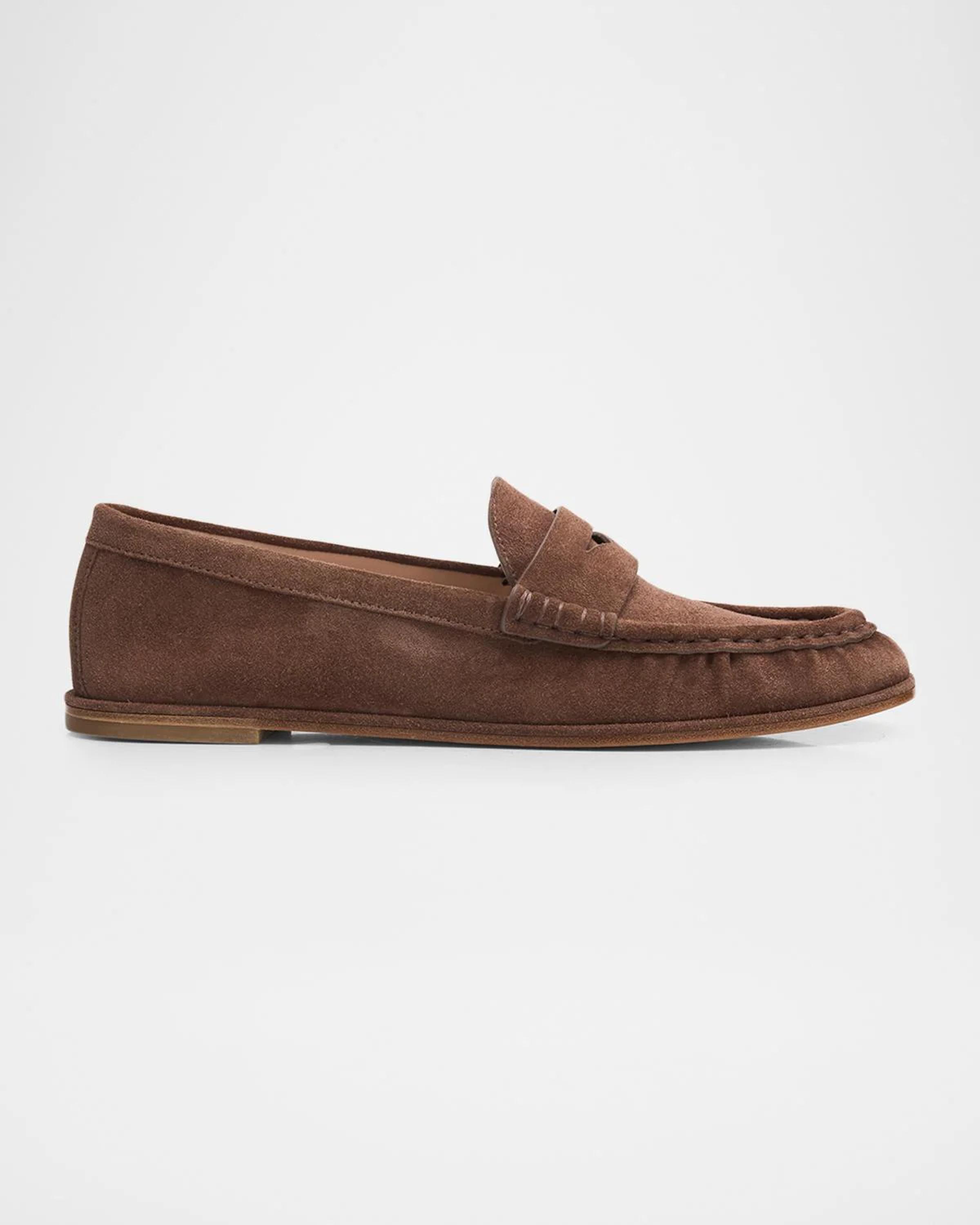 Spencer Suede Penny Loafers