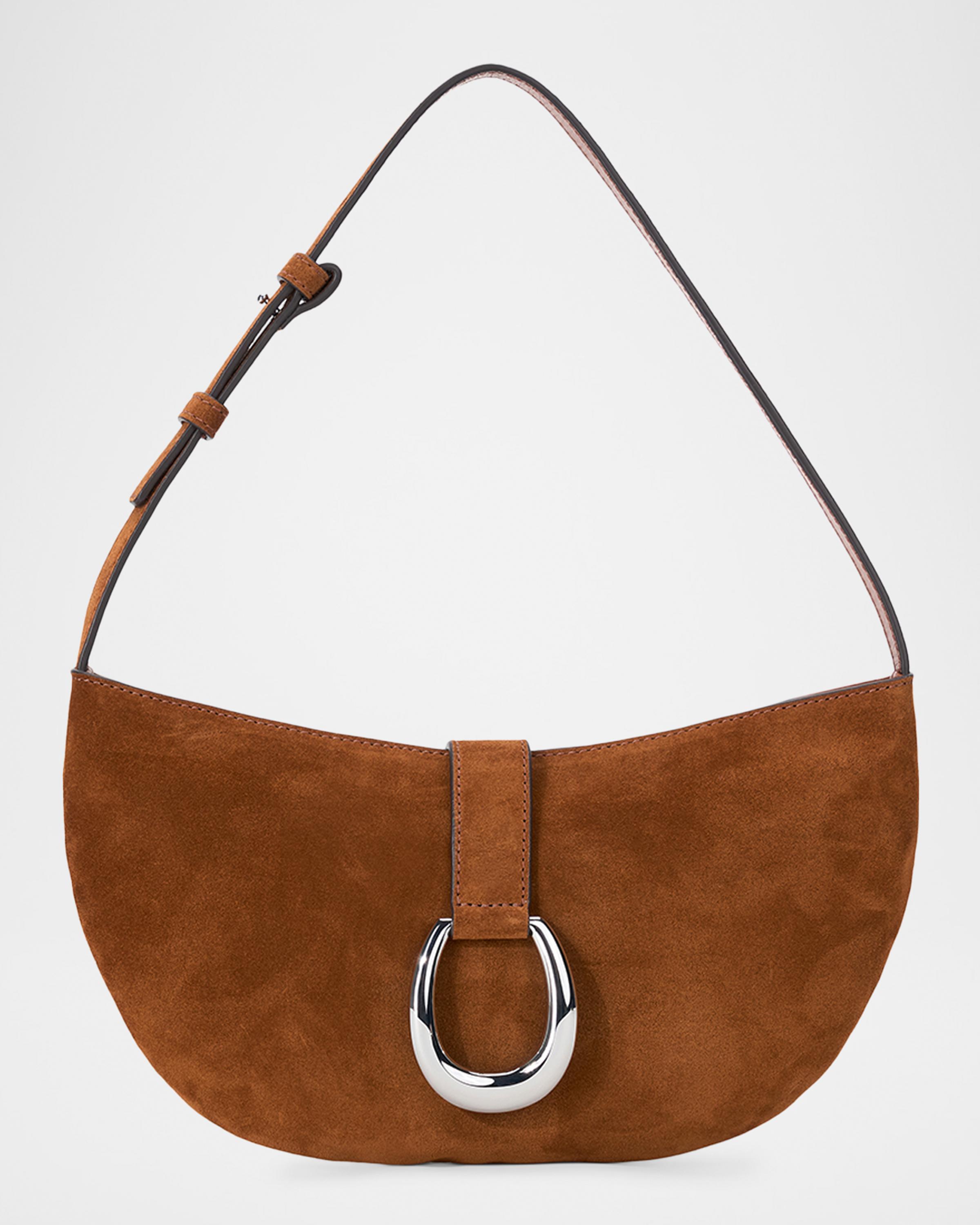 Harlow Suede Shoulder Bag