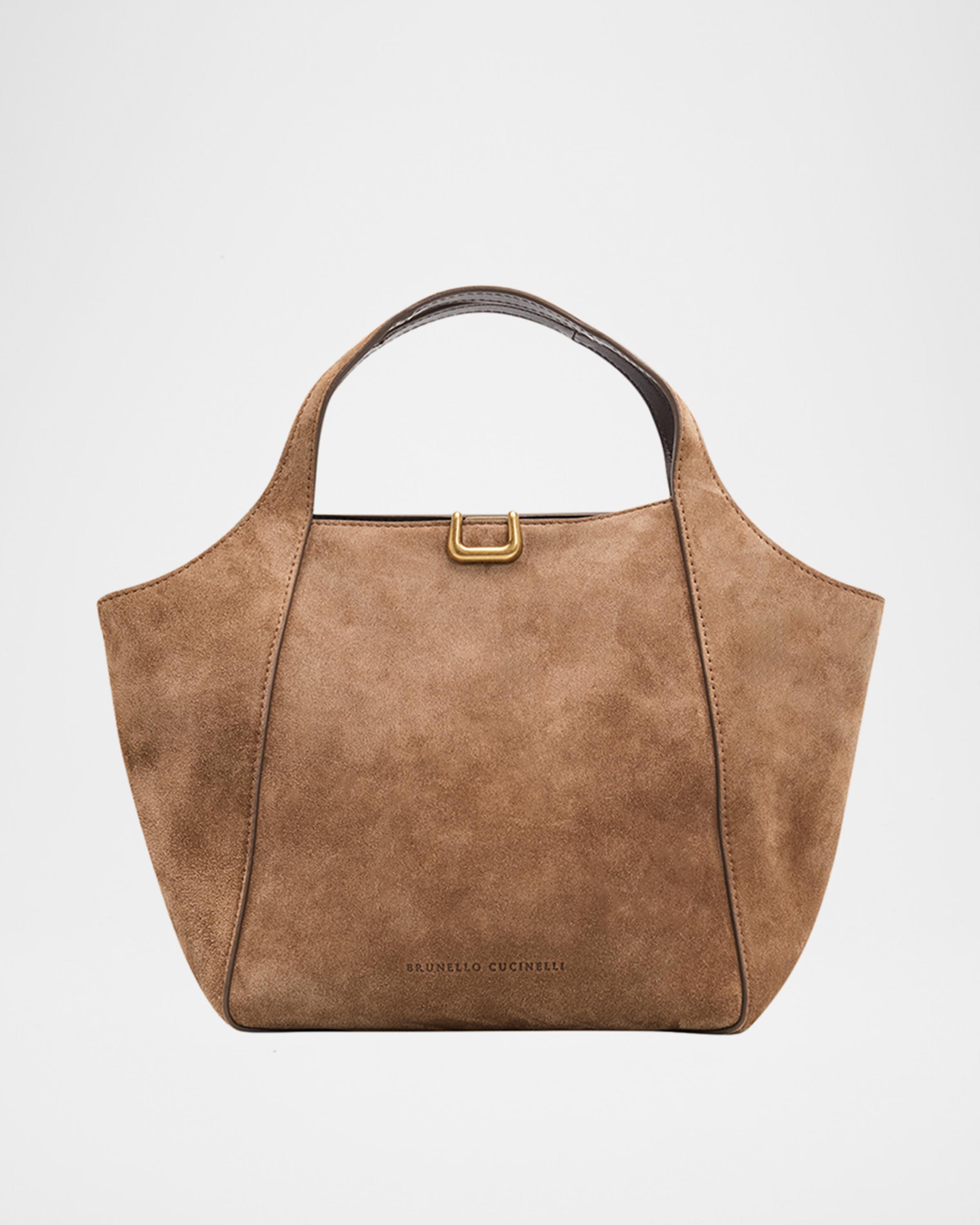 Suede Bucket Bag