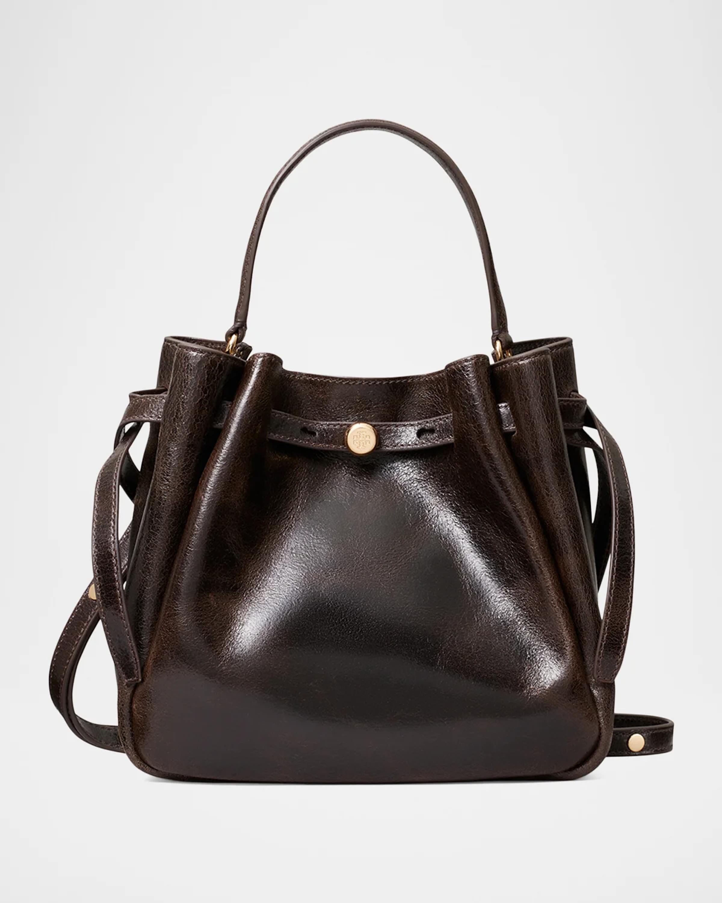 Romy Distressed Suede Bucket Bag