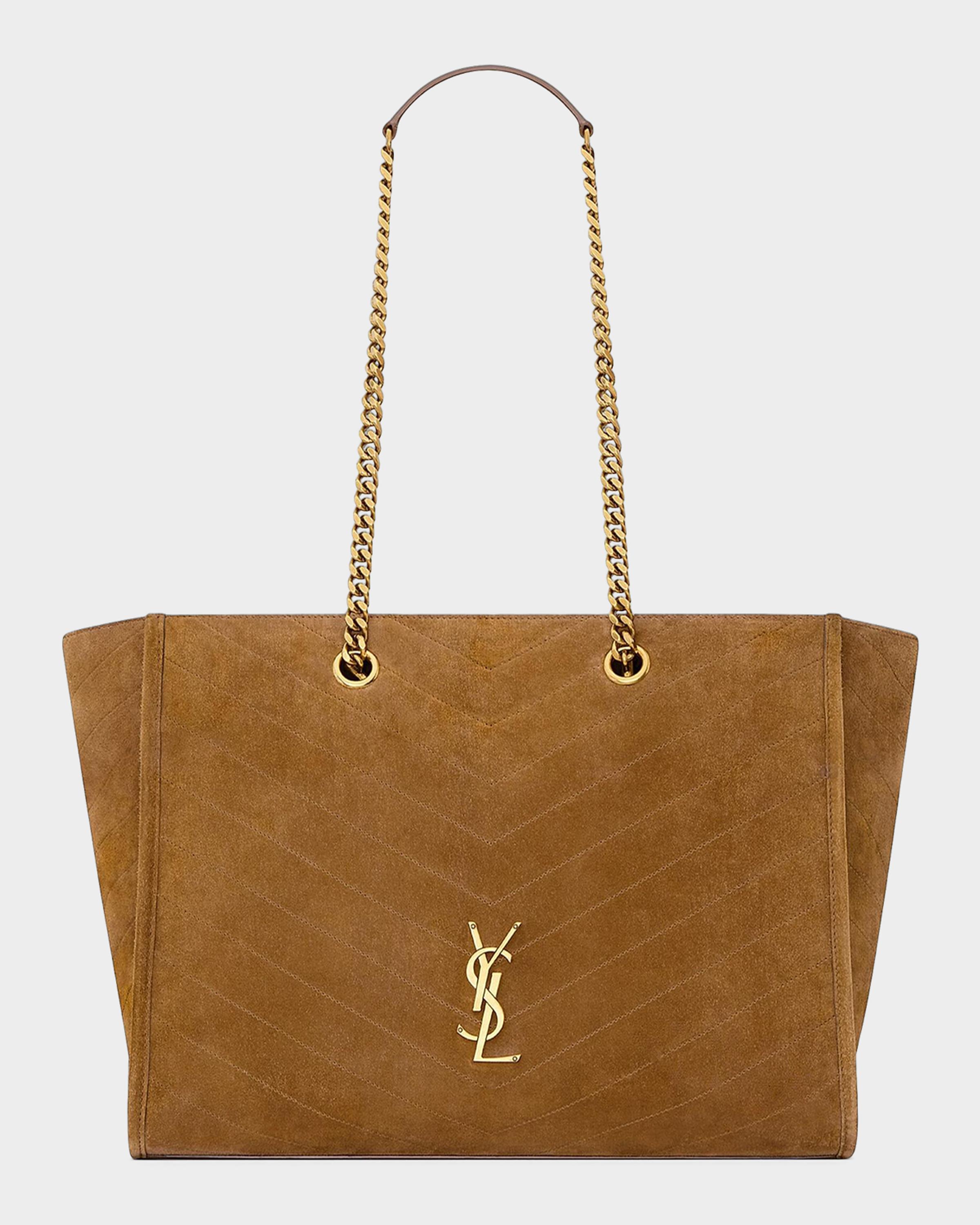 Niki Suede Shopper Tote